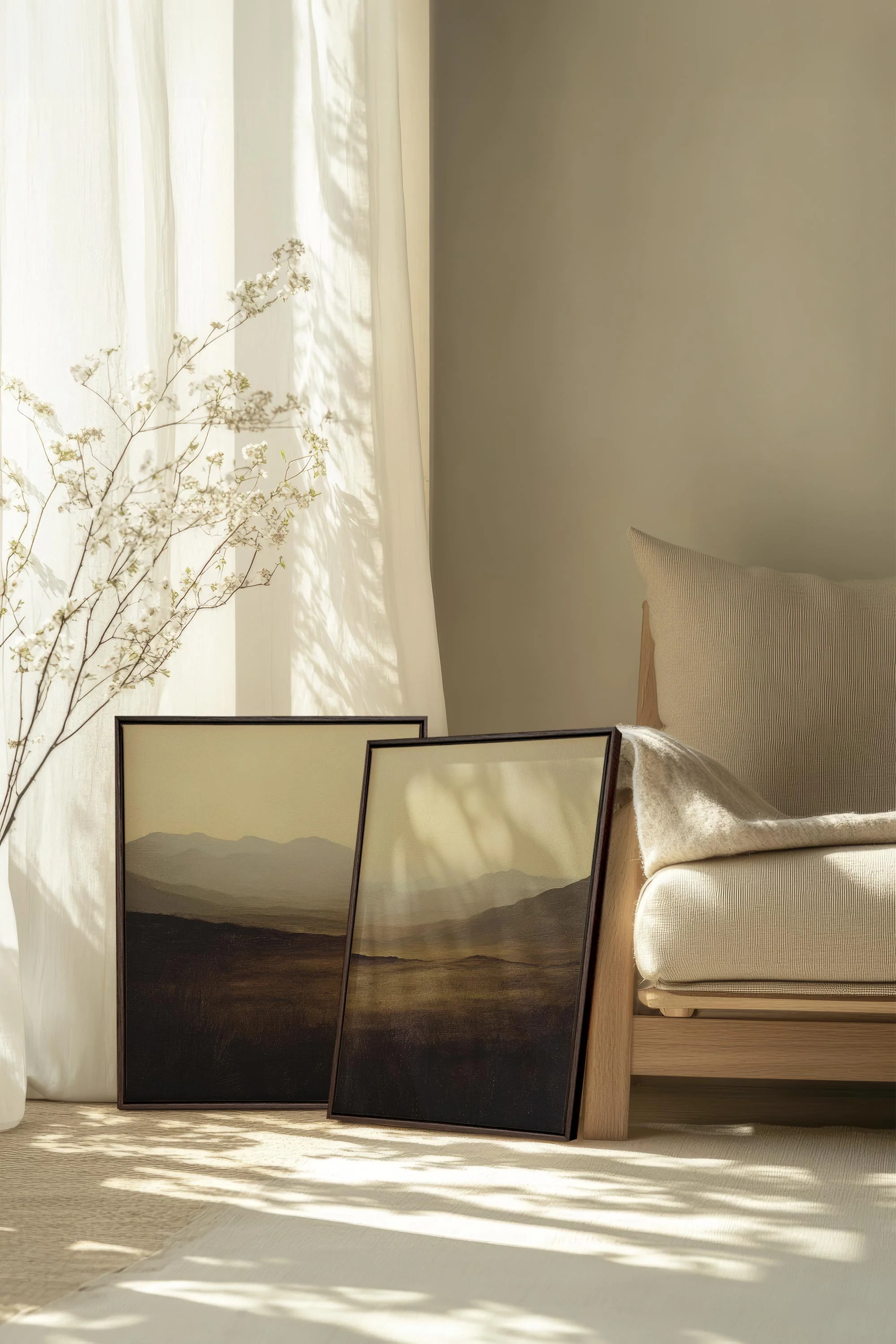 DISTANT DREAMS DUO (2 Oeuvres sur toile étirée) - Image 3