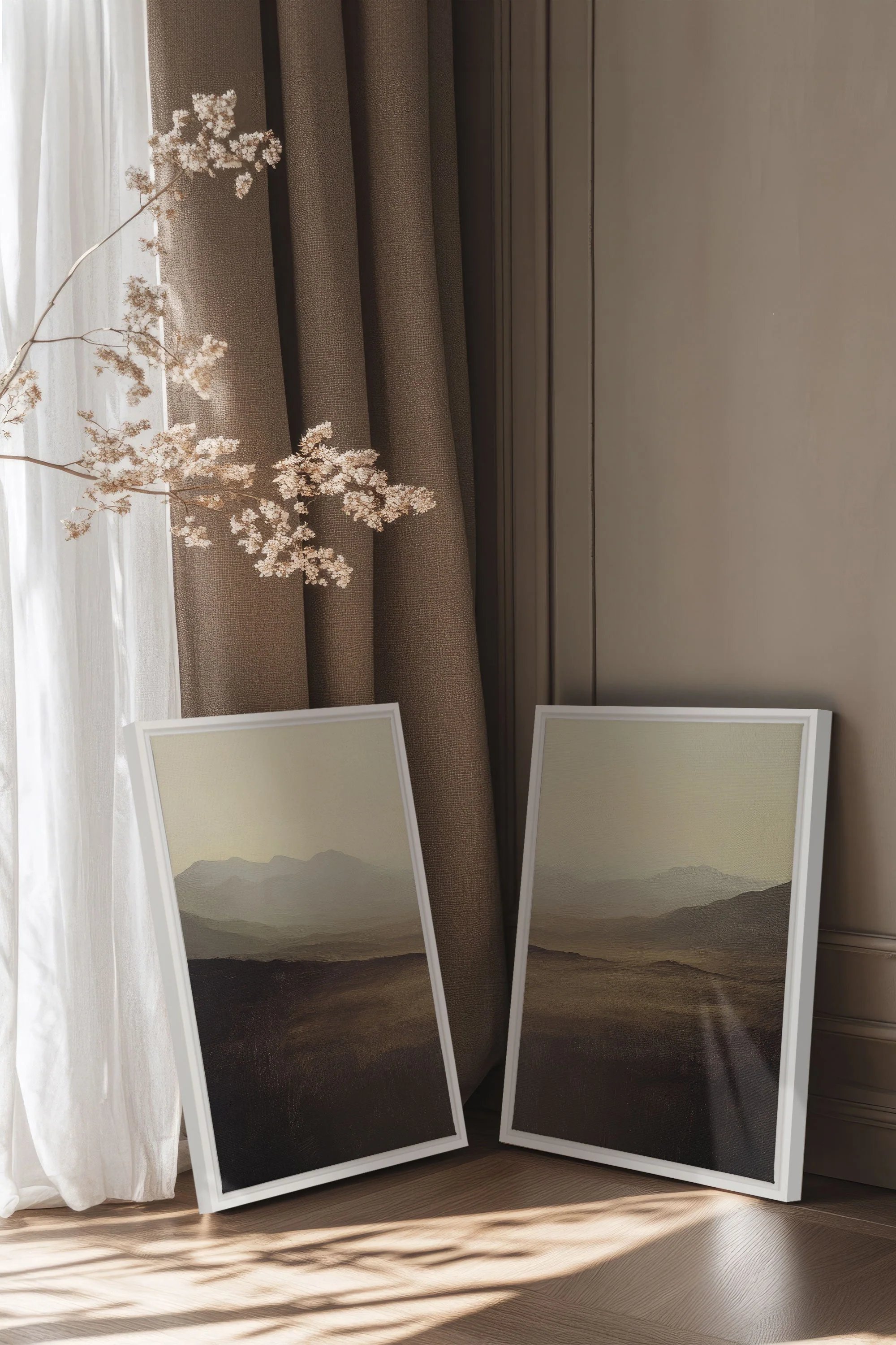 DISTANT DREAMS DUO (2 Oeuvres sur toile étirée) - Image 5