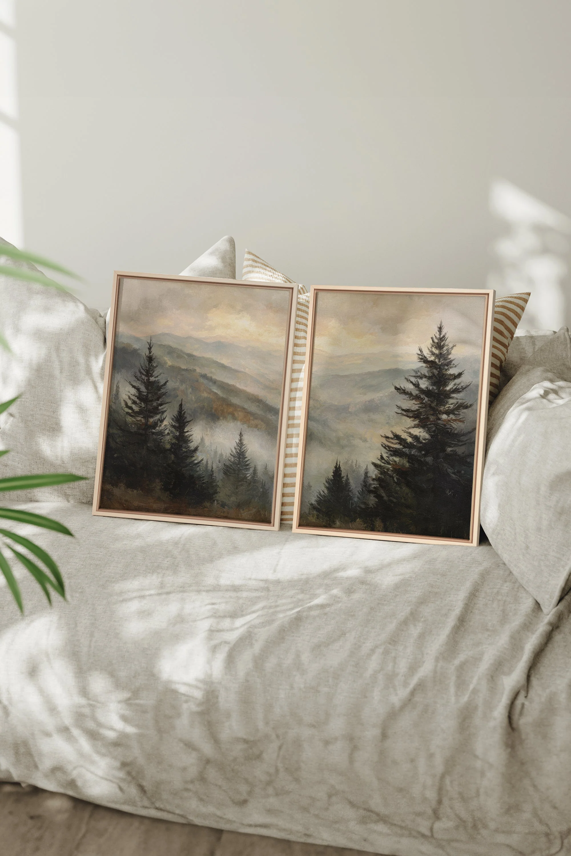 ECHOES IN THE MIST DUO (2 Oeuvres sur toile étirée) - Image 2