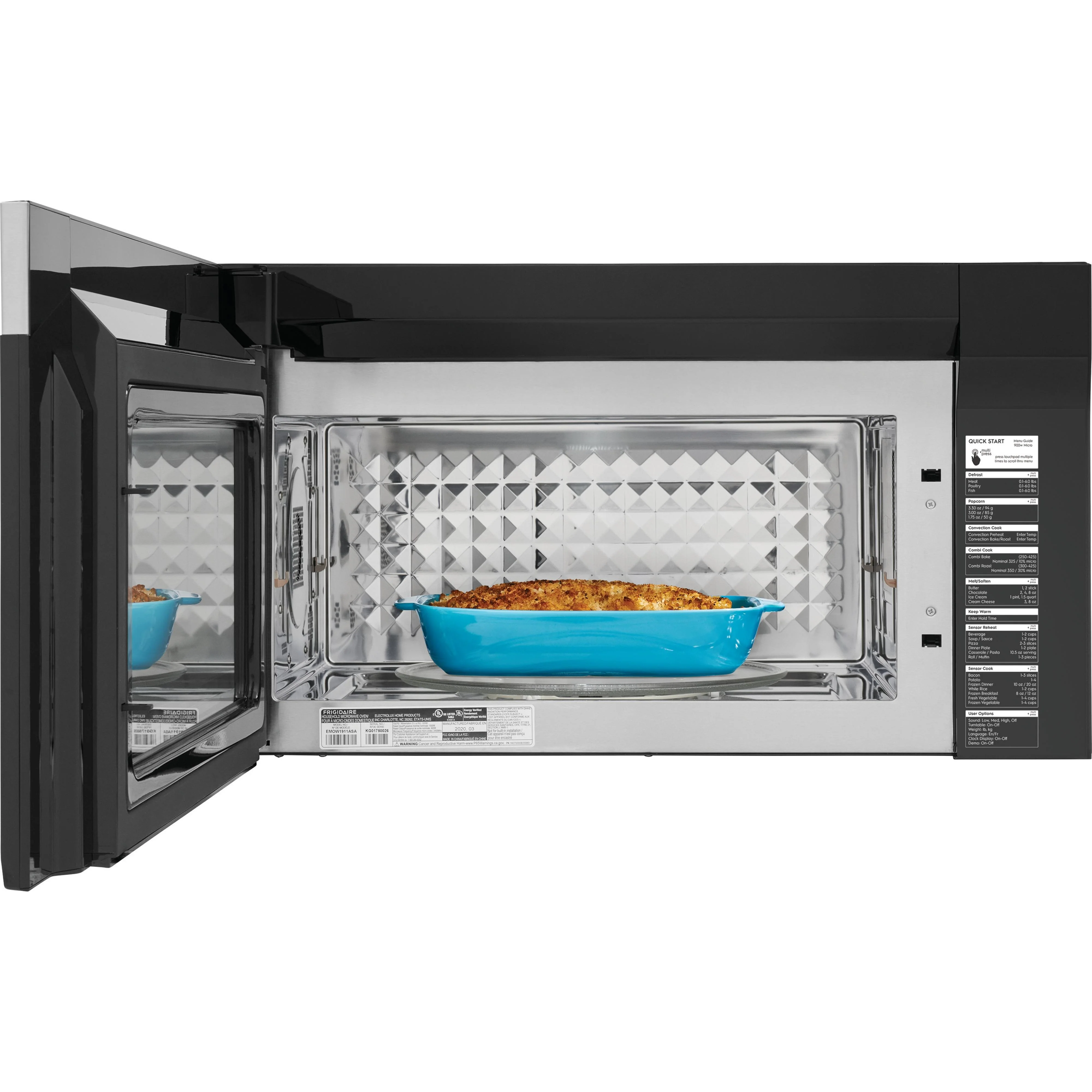 Electrolux Four à micro-ondes à hotte intégrée de 30 avec convection EMOW1911AS - Image 3