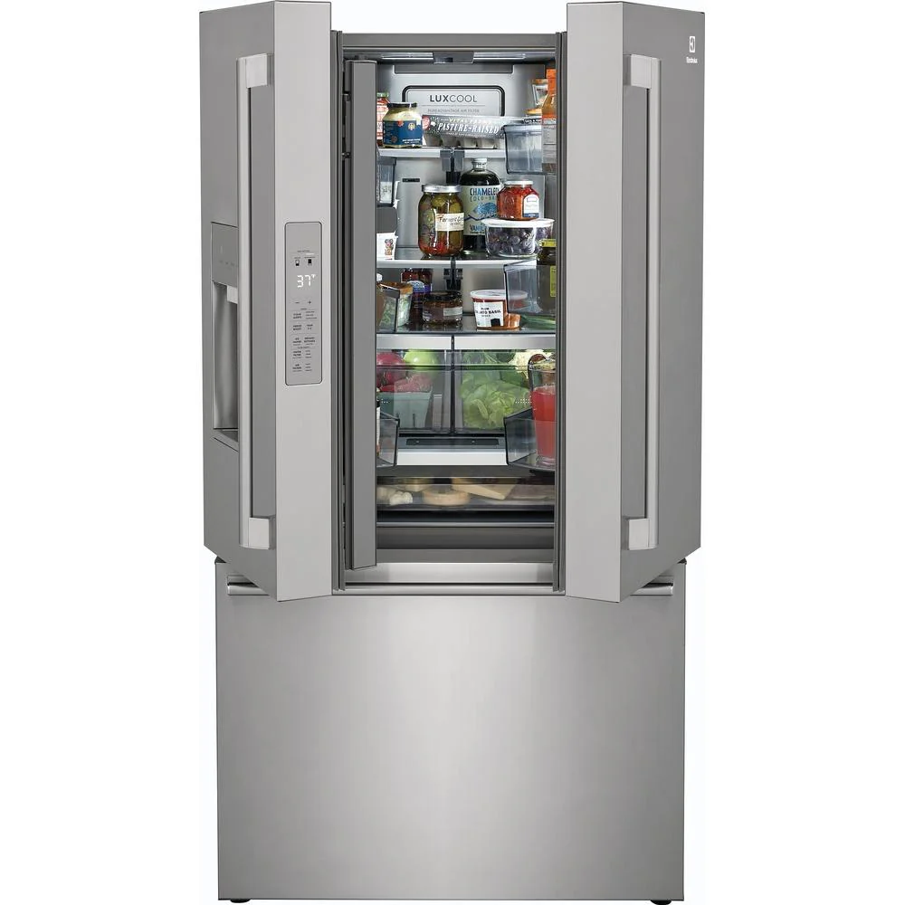 Electrolux Réfrigérateur à profondeur de comptoir à trois portes avec porte à deux battants avec distributeur d'eau de glaçons ERFC2393AS - Image 7