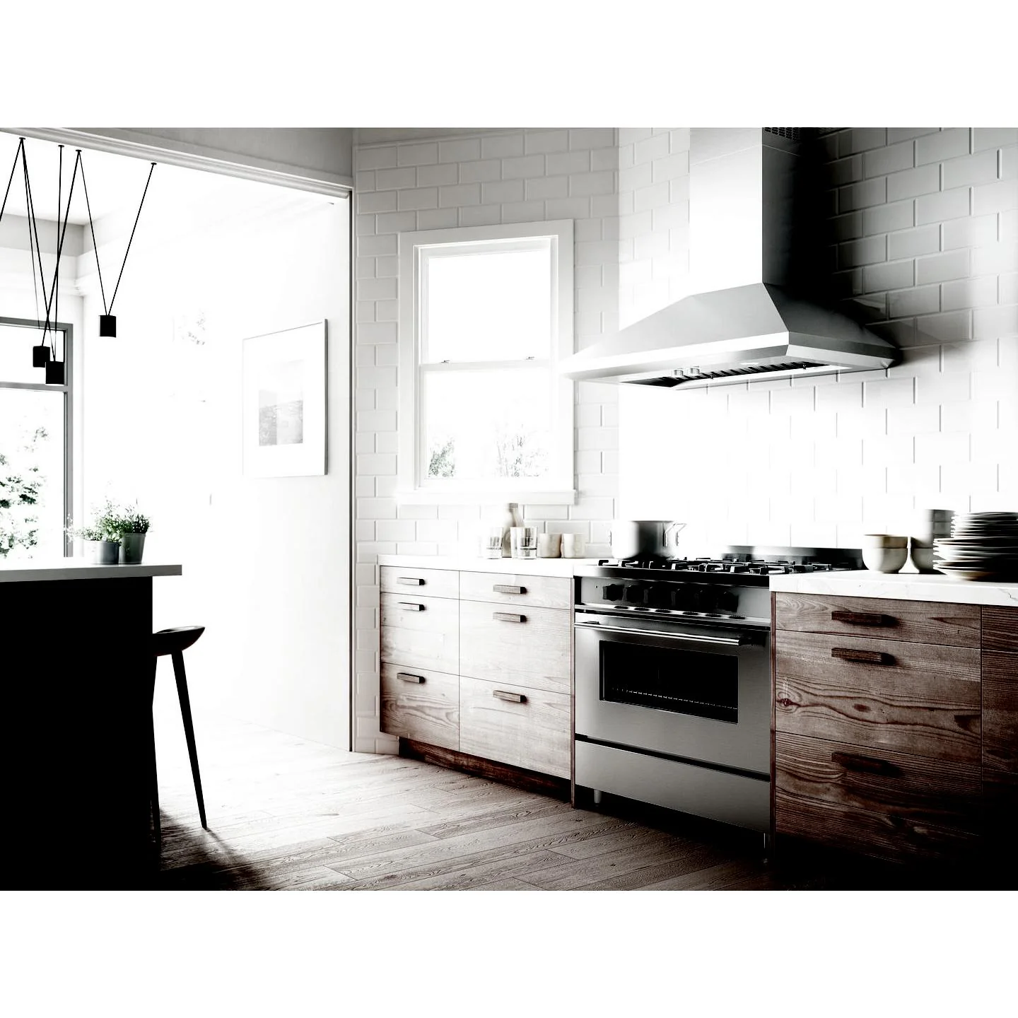 Elica Hotte de cuisinière murale Leone de 48 po ELN148SS - Image 4
