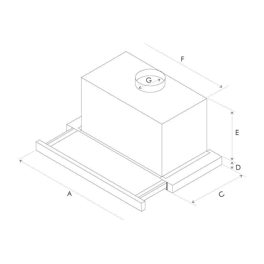 Elica Hotte sous cabinet TT de 24 po ETT424S1 - Image 3
