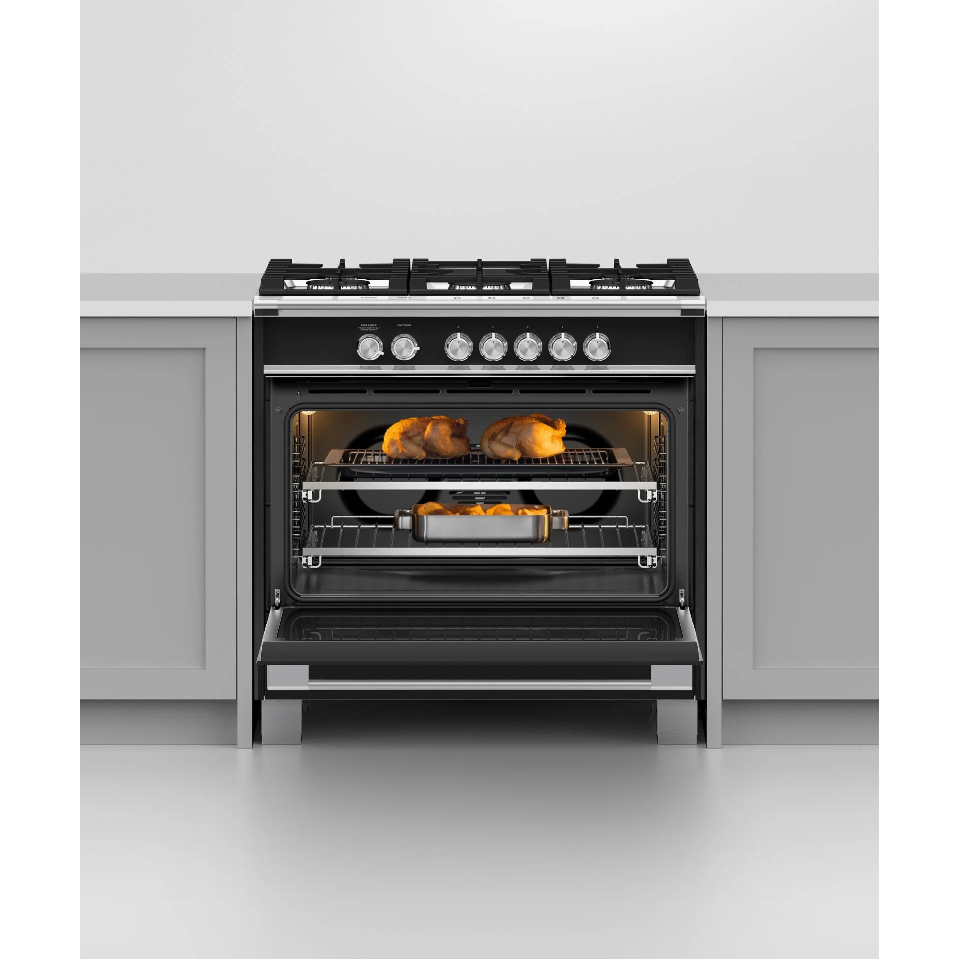 Fisher & Paykel Cuisinière amovible à gaz de 36 po avec technologie AeroTech™ - Image 5