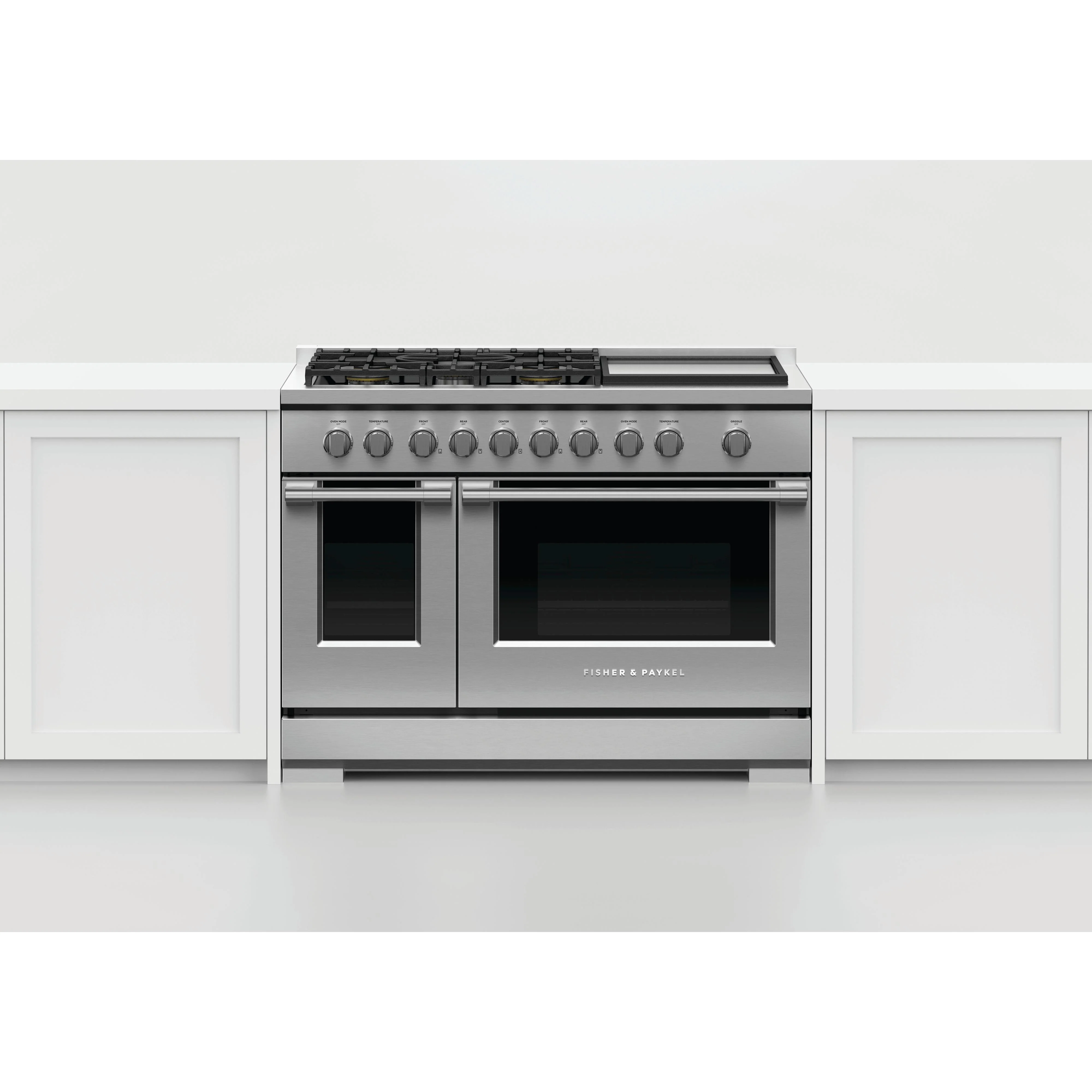 Fisher & Paykel Cuisinière amovible à gaz de 48 po. avec plaque chauffante RGV3-485GD-N - Image 3