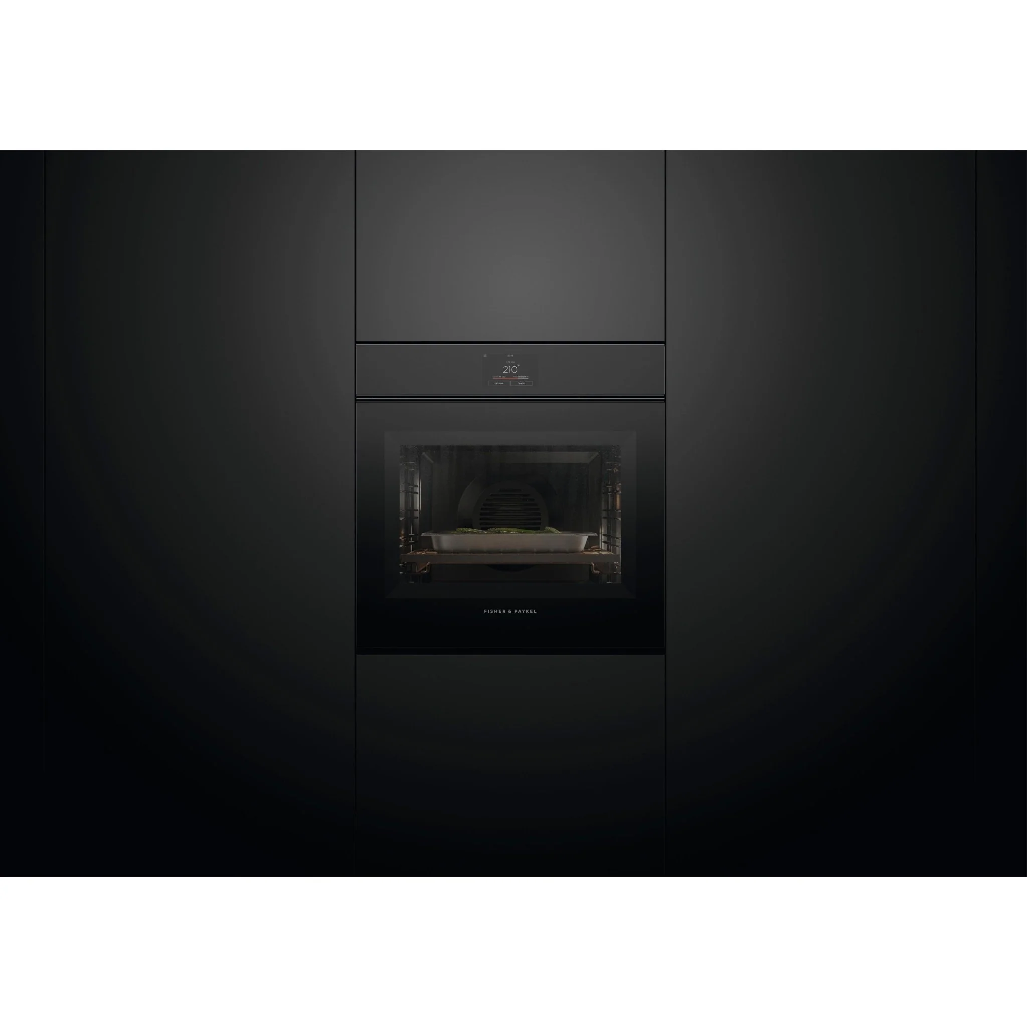 Fisher & Paykel Four mural encastré à vapeur de 24 pouces avec technologie convection OS24SMTNB1 - Image 7