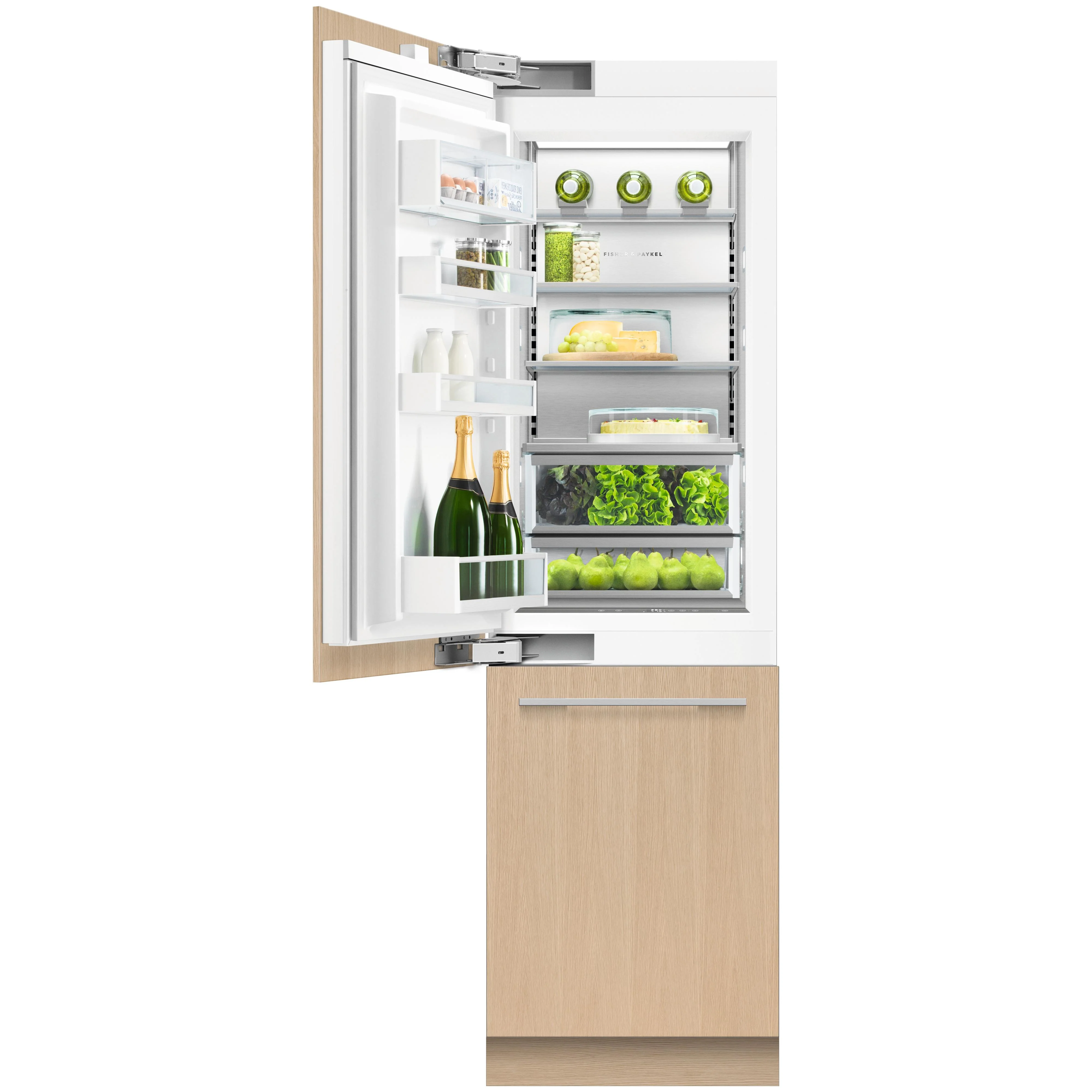Fisher & Paykel Réfrigérateur à congélateur inférieur intégré de 24 pouces, 12,1 pi. cu. avec ActiveSmart⹠- Image 3
