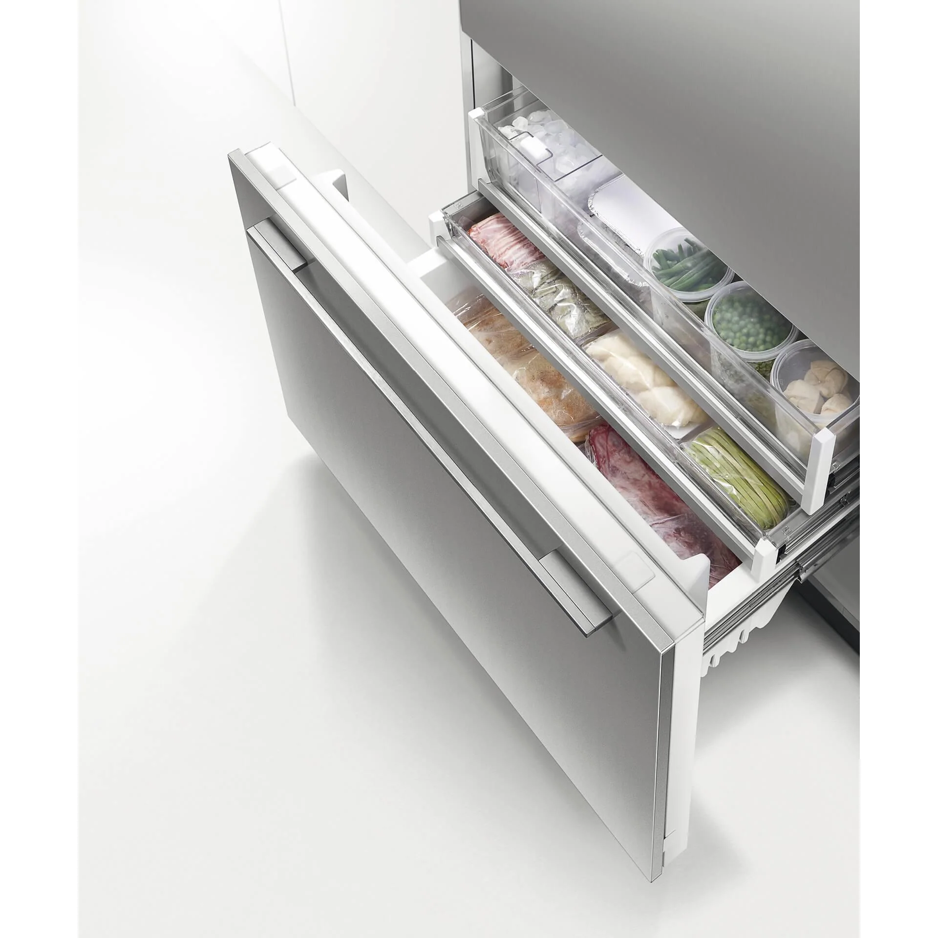 Fisher & Paykel Réfrigérateur trois portes avec porte à deux battants intégré de 36 po, 16.8 pi cu avec machine à glaçons RS36A80J1 N - Image 5