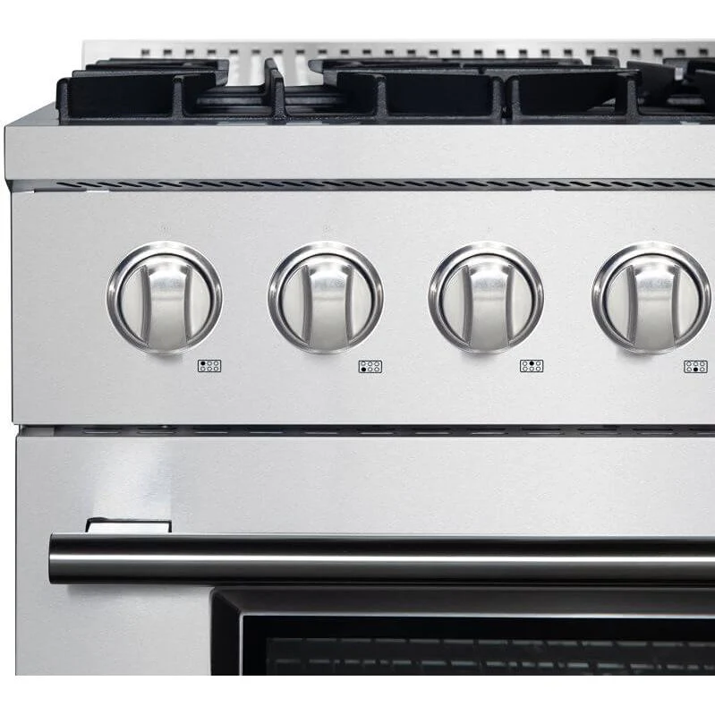 Forno Cuisinière autoportante à bi-énergie de 36 pouces avec technologie convection européenne véritable FFSGS6197-36 - Image 7