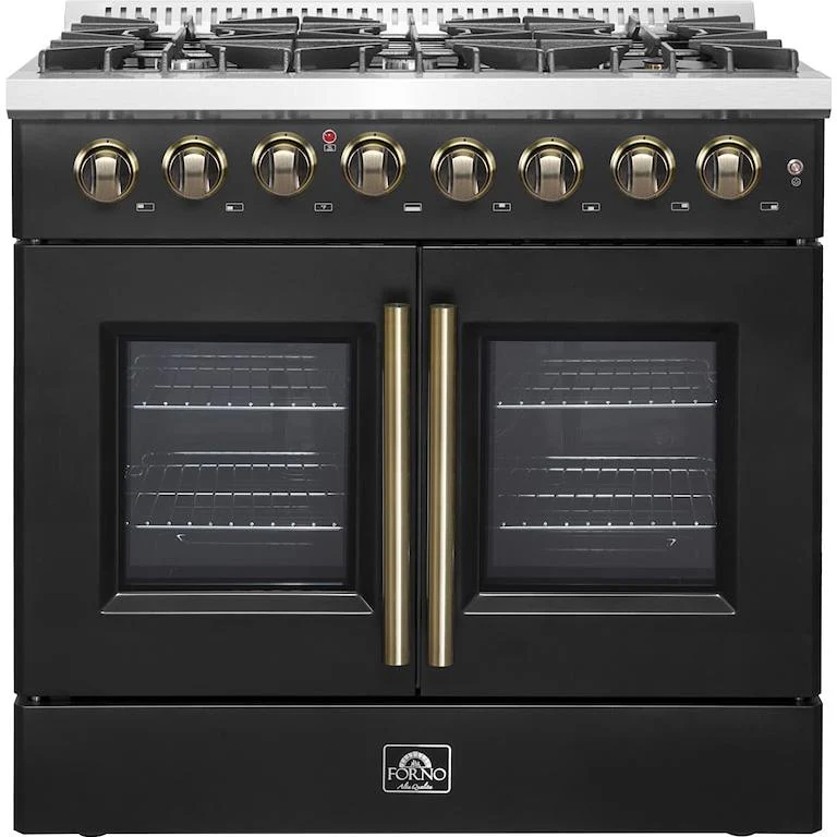 Forno Cuisinière autoportante à bi énergie de 36 pouces avec technologie convection européenne véritable