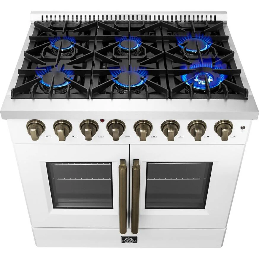 Forno Cuisinière autoportante à bi énergie de 36 pouces avec technologie convection européenne véritable - Image 15