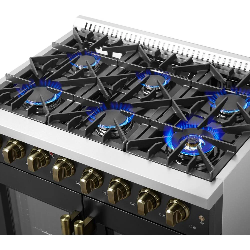 Forno Cuisinière autoportante à bi énergie de 36 pouces avec technologie convection européenne véritable - Image 9