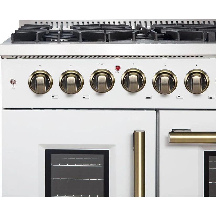 Forno Cuisinière autoportante bi énergie de 48 pouces avec technologie convection européenne véritable - Image 15