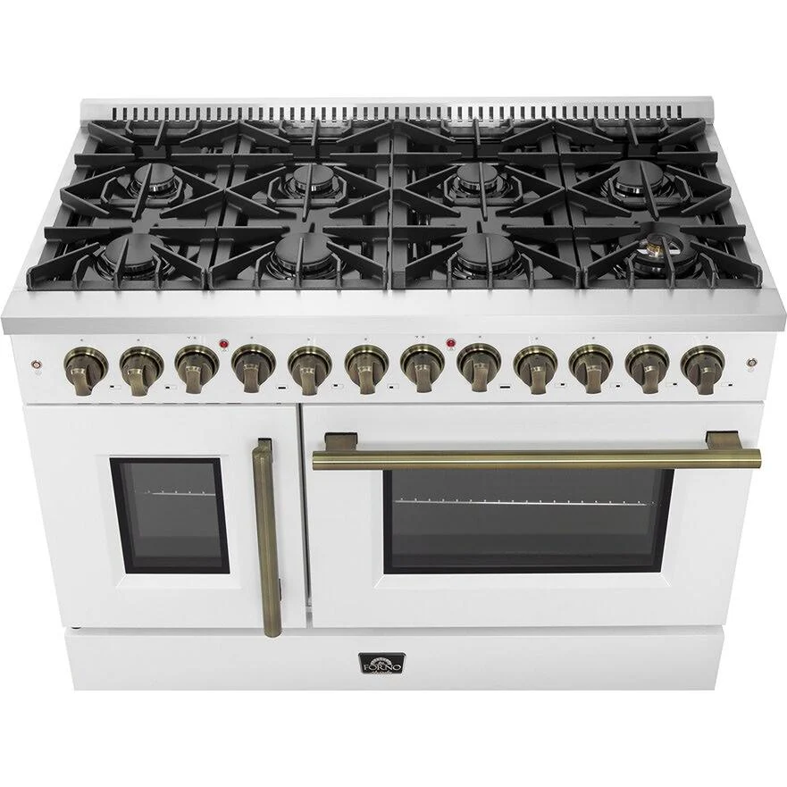Forno Cuisinière autoportante bi énergie de 48 pouces avec technologie convection européenne véritable - Image 17