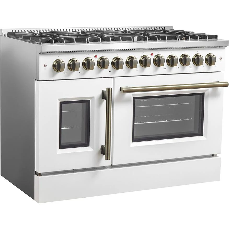 Forno Cuisinière autoportante bi énergie de 48 pouces avec technologie convection européenne véritable - Image 18