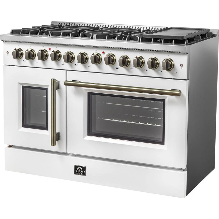Forno Cuisinière autoportante bi énergie de 48 pouces avec technologie convection européenne véritable - Image 20