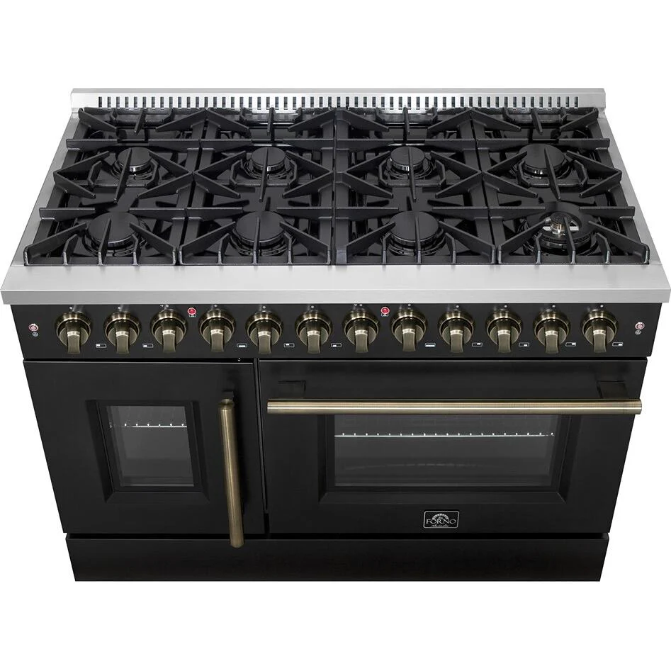 Forno Cuisinière autoportante bi énergie de 48 pouces avec technologie convection européenne véritable - Image 4