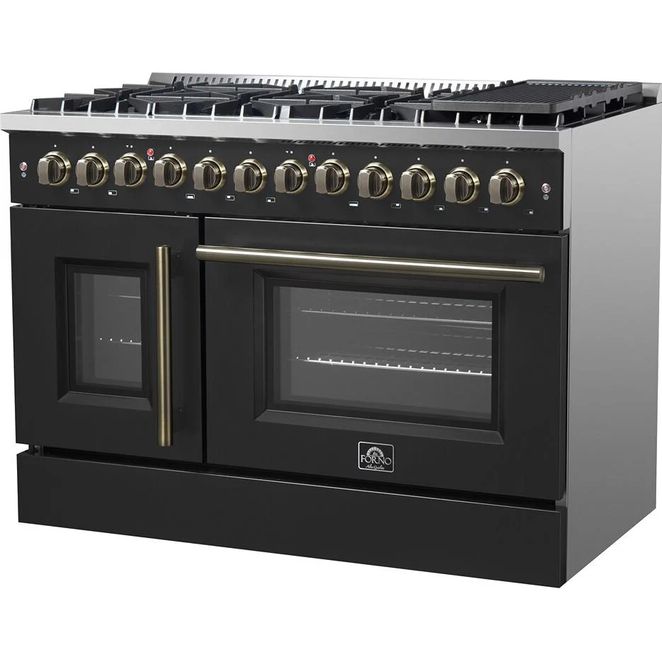 Forno Cuisinière autoportante bi énergie de 48 pouces avec technologie convection européenne véritable - Image 7