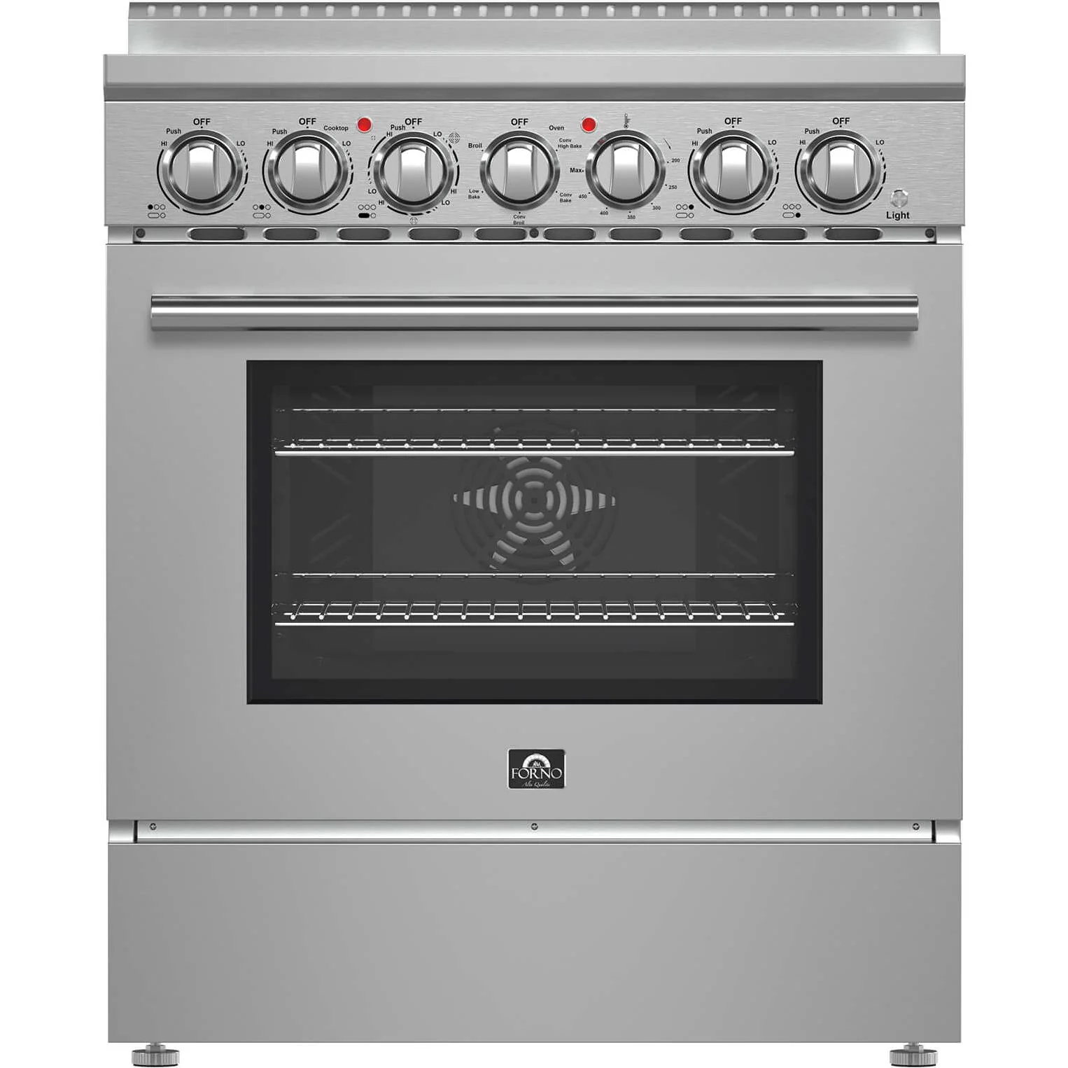 Forno Cuisinière autoportante électrique de 30 pouces avec technologie convection véritable européenne