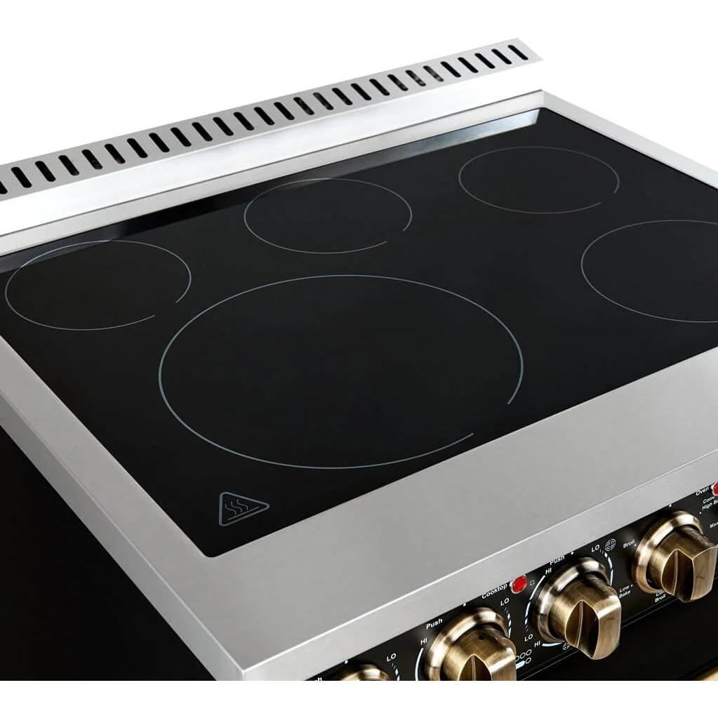 Forno Cuisinière autoportante électrique de 30 pouces avec technologie convection véritable européenne - Image 15