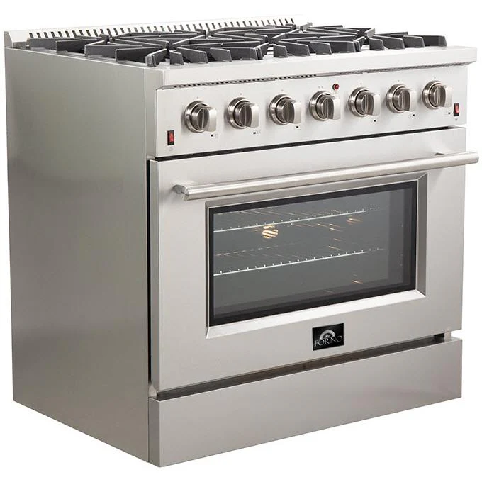Forno Galiano Alta Qualita cuisinière à gaz autonome de 36 pouces avec technologie convection FFSGS6244-36 - Image 3