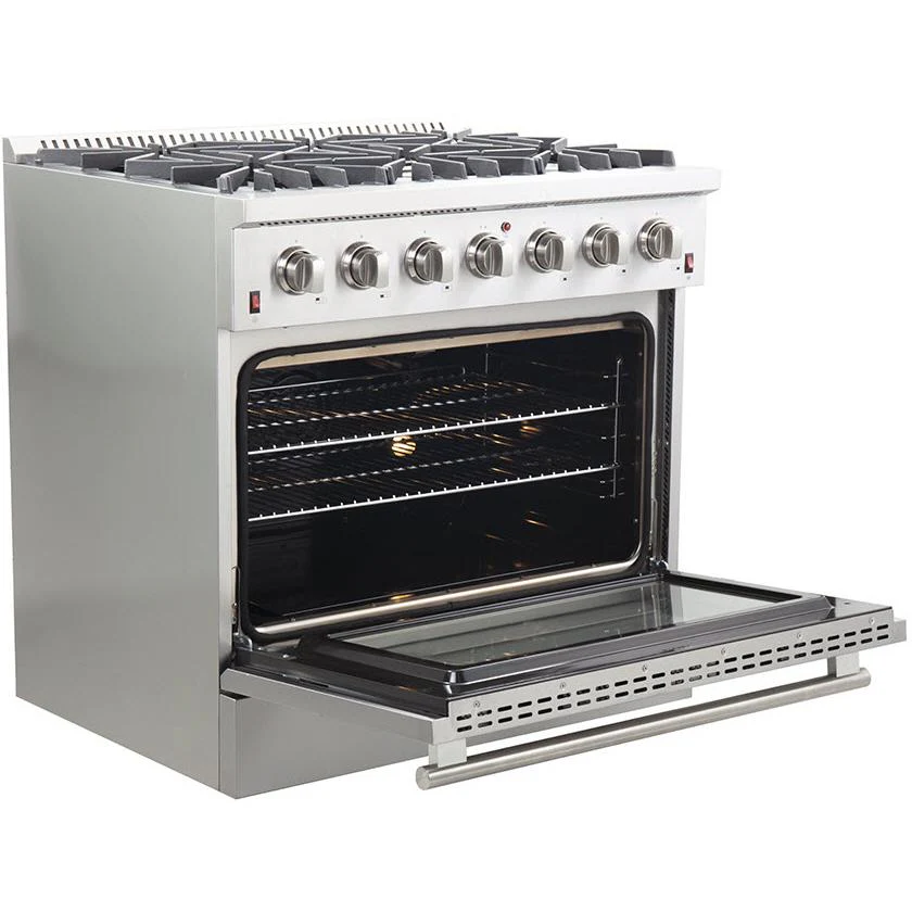 Forno Galiano Alta Qualita cuisinière à gaz autonome de 36 pouces avec technologie convection FFSGS6244-36 - Image 8