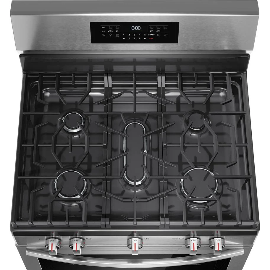 Frigidaire Gallery Cuisinière amovible gaz de 30 pouces avec technologie Air Fry GCRG3059BF - Image 3