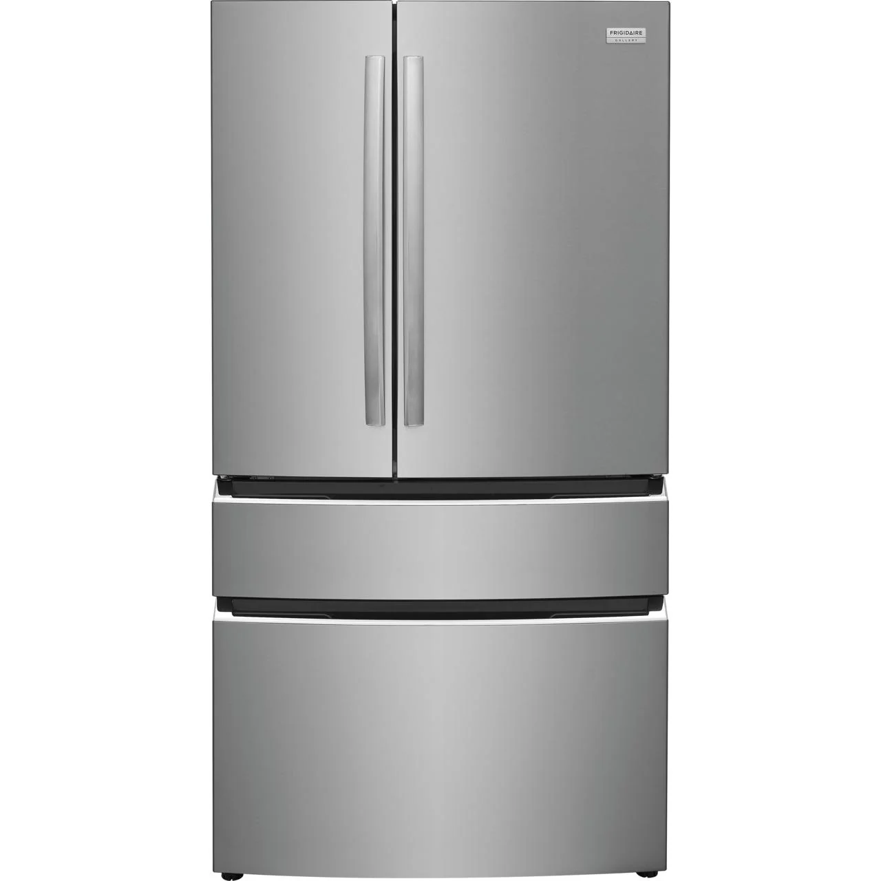 Frigidaire Gallery Réfrigérateur à profondeur de comptoir, quatre portes avec porte à deux battants de 36 pouces, 22,1 pi. cu. avec machine à glaçons interne GRMG2272CF