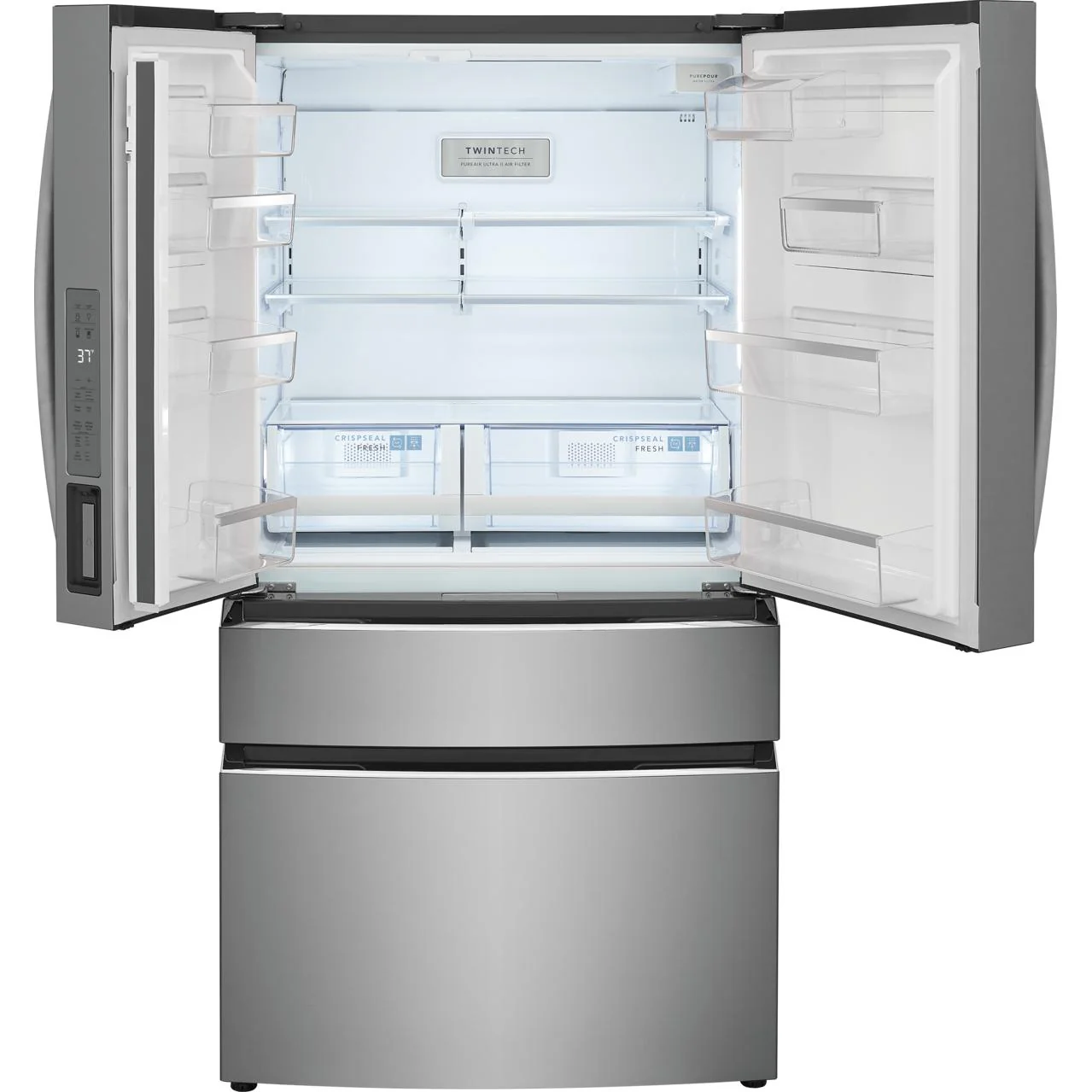 Frigidaire Gallery Réfrigérateur à profondeur de comptoir, quatre portes avec porte à deux battants de 36 pouces, 22,1 pi. cu. avec machine à glaçons interne GRMG2272CF - Image 2
