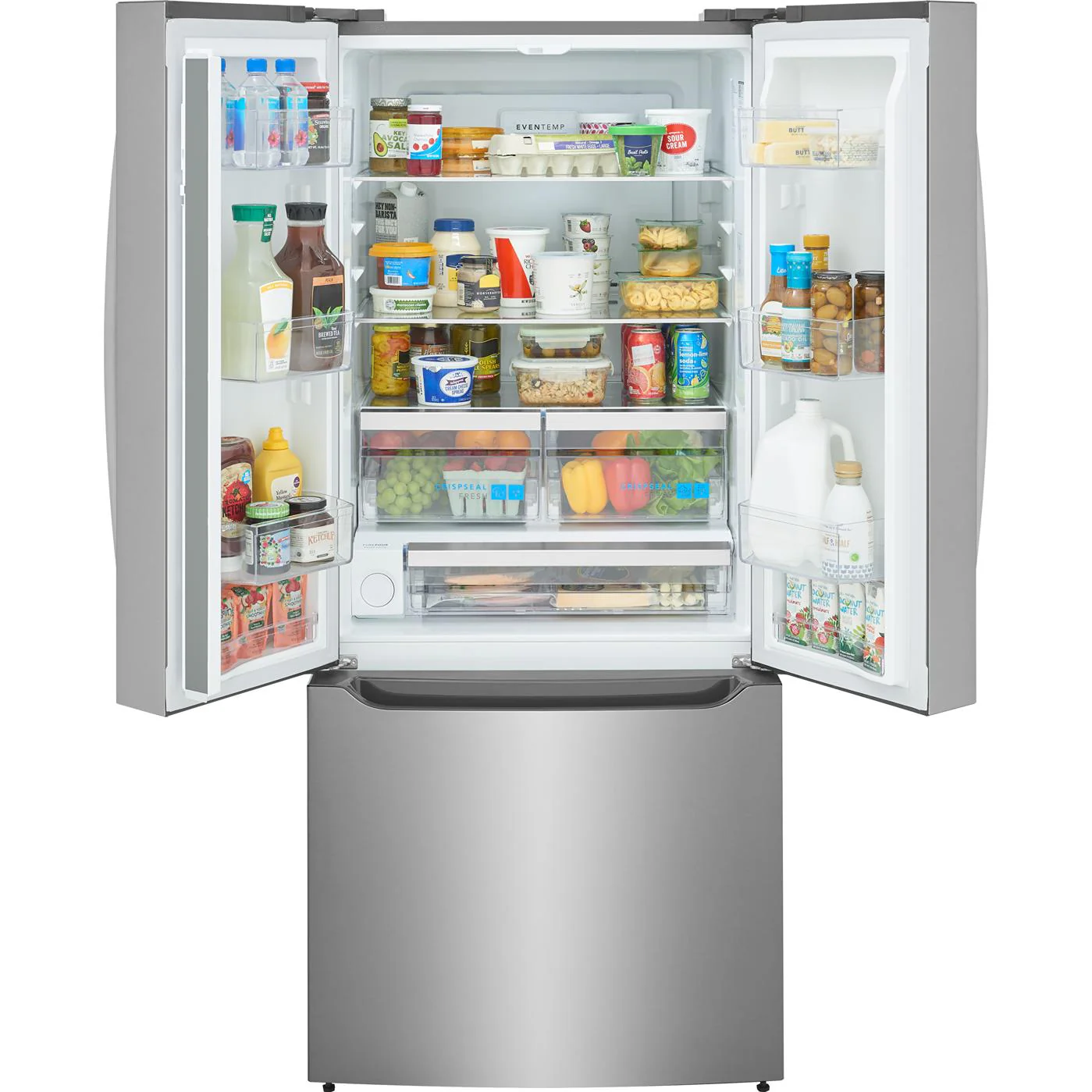 Frigidaire Gallery Réfrigérateur à trois portes avec porte à deux battants de 30 pouces, 20 pi³ avec machine à glaçons GRFS2023AF - Image 2