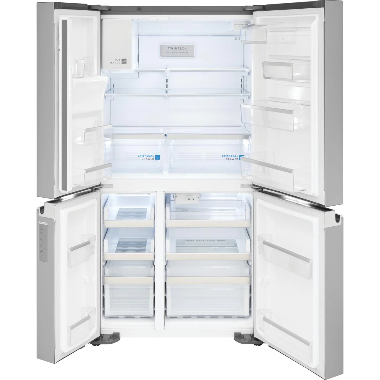 Frigidaire Gallery Réfrigérateur quatre portes avec porte à deux battants à profondeur de comptoir de 36 pouces, 21,5 pi. cu. avec machine à glaçons GRQC2255BF - Image 2