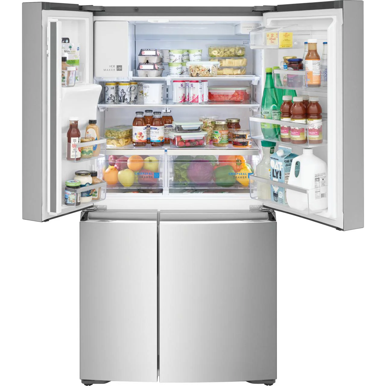 Frigidaire Gallery Réfrigérateur quatre portes avec porte à deux battants à profondeur de comptoir de 36 pouces, 21,5 pi. cu. avec machine à glaçons GRQC2255BF - Image 4