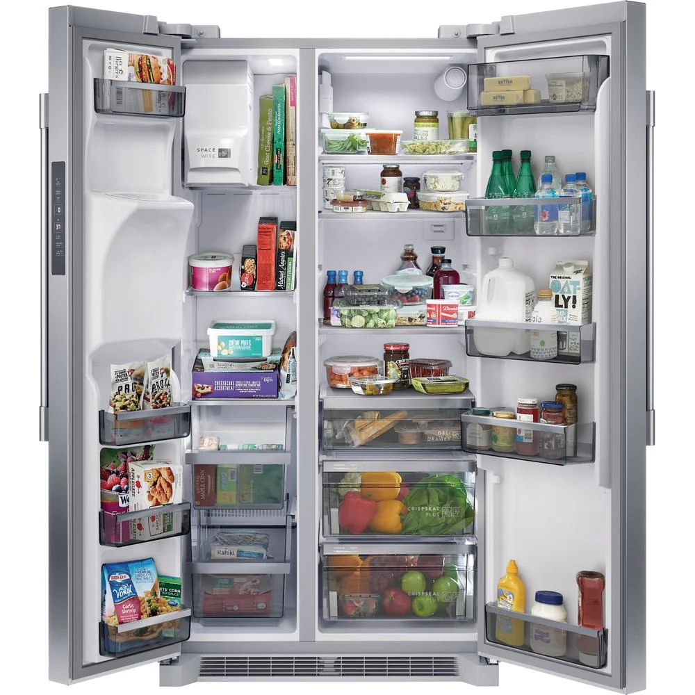 Frigidaire Professional Réfrigérateur côte-à-côte de 36 pouces, 22,3 pi. cu. avec distributeur d'eau et de glace PRSC2222AF - Image 2
