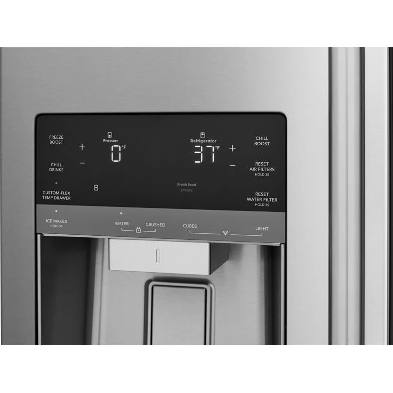 Frigidaire Professional Réfrigérateur quatre portes avec porte à deux battants à profondeur de comptoir de 36 pouces, 21 pi. cu. avec tiroir température Custom-Flex® PRMC2290BF - Image 12