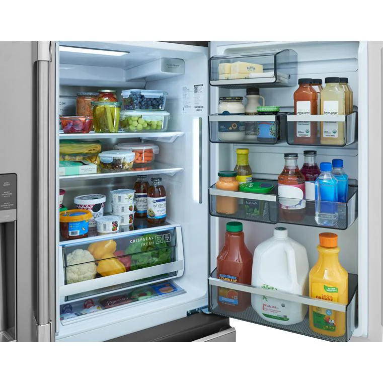 Frigidaire Professional Réfrigérateur quatre portes avec porte à deux battants à profondeur de comptoir de 36 pouces, 21 pi. cu. avec tiroir température Custom-Flex® PRMC2290BF - Image 13