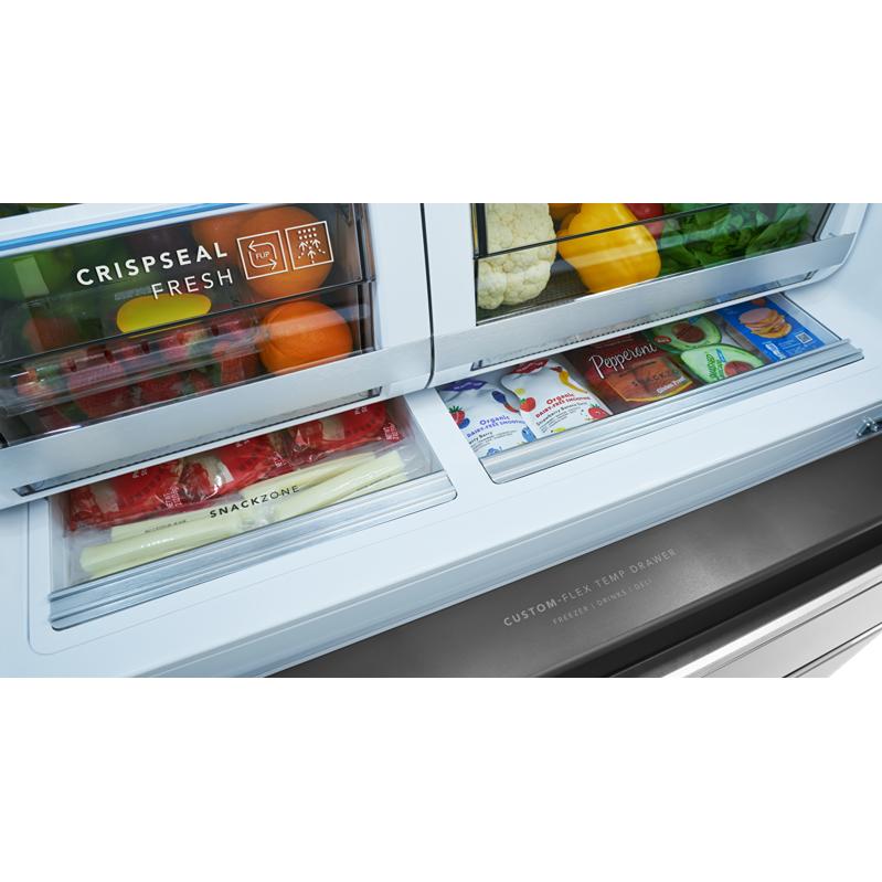 Frigidaire Professional Réfrigérateur quatre portes avec porte à deux battants à profondeur de comptoir de 36 pouces, 21 pi. cu. avec tiroir température Custom-Flex® PRMC2290BF - Image 14