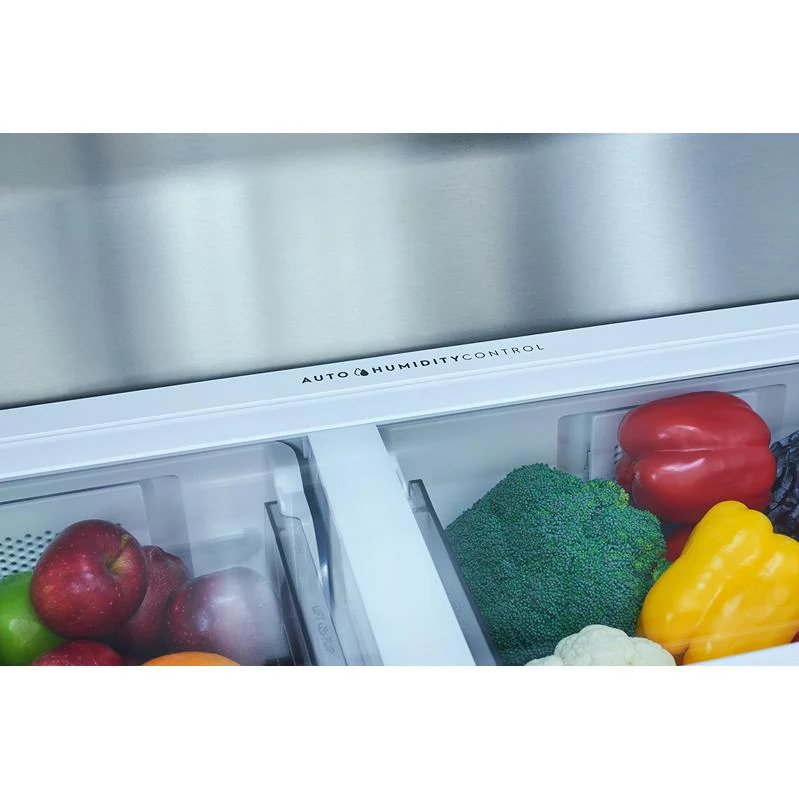 Frigidaire Professional Réfrigérateur quatre portes avec porte à deux battants à profondeur de comptoir de 36 pouces, 21 pi. cu. avec tiroir température Custom-Flex® PRMC2290BF - Image 6
