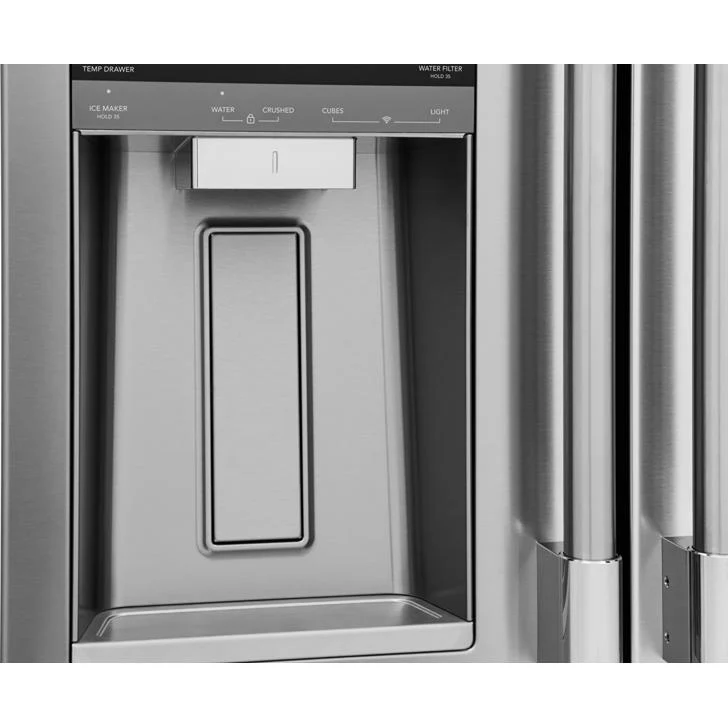 Frigidaire Professional Réfrigérateur quatre portes avec porte à deux battants à profondeur de comptoir de 36 pouces, 21 pi. cu. avec tiroir température Custom-Flex® PRMC2290BF - Image 8
