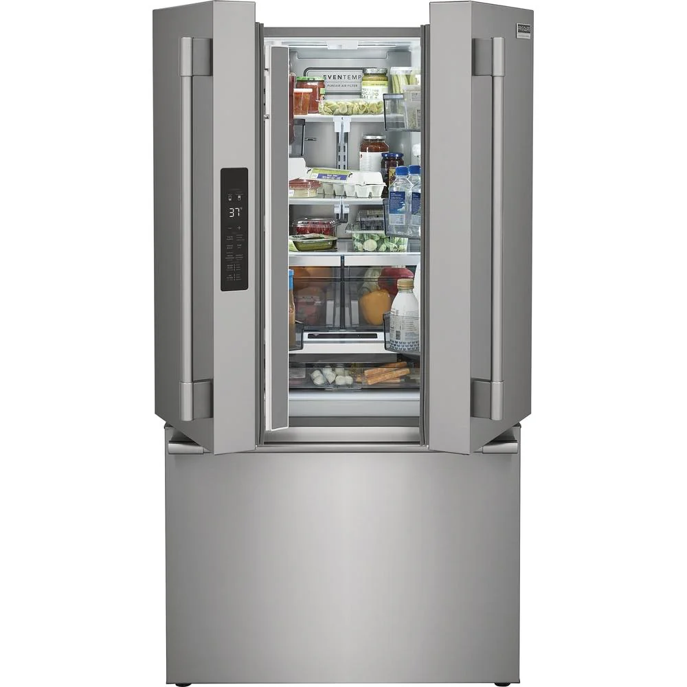 Frigidaire Professional Réfrigérateur trois portes avec porte à deux battants à profondeur de comptoir de 36 pouces, 23 pi. cu. PRFG2383AF - Image 4