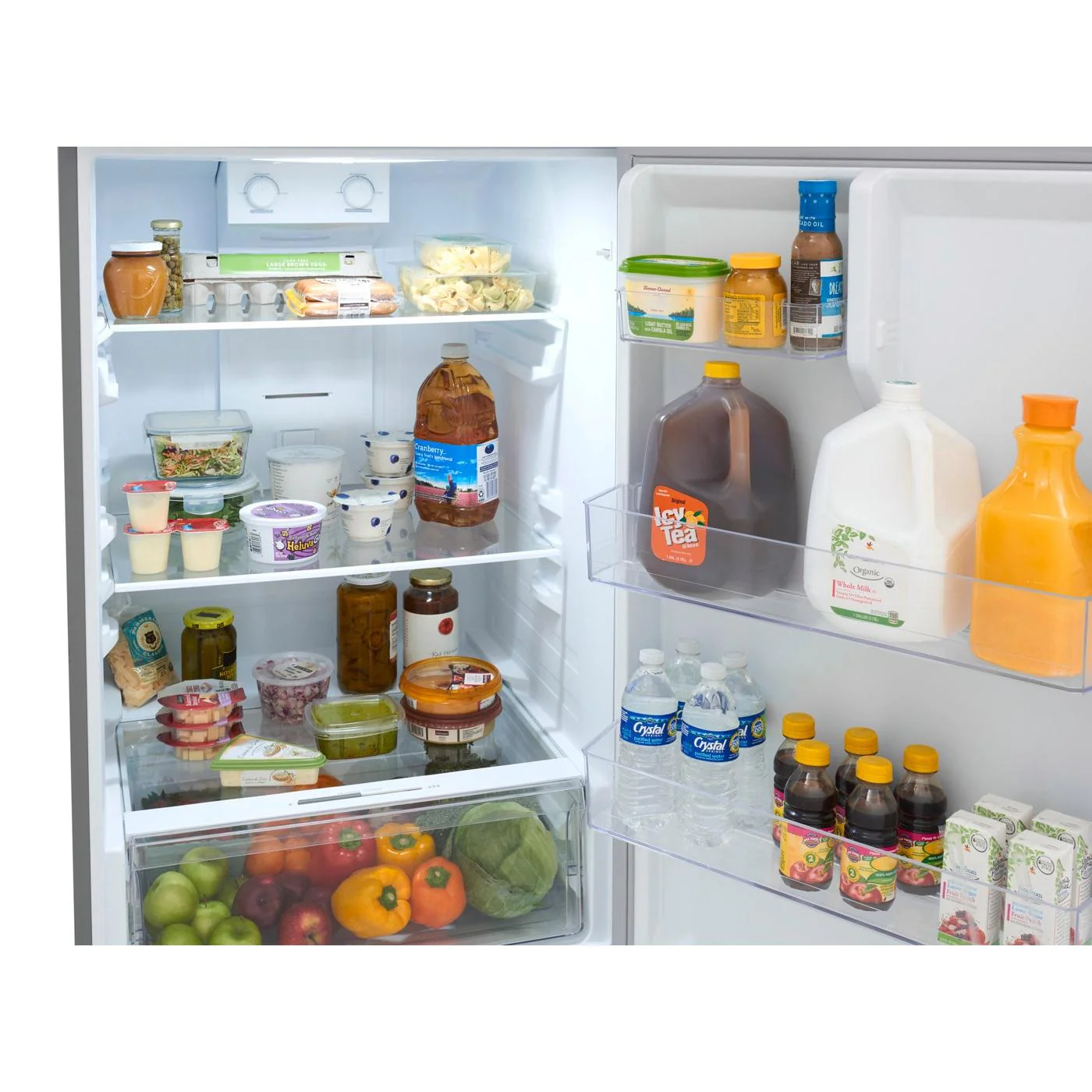 Frigidaire Réfrigérateur à congélateur supérieur autonome de 27 9/16 pouces, 16 pi. cu. - Image 5