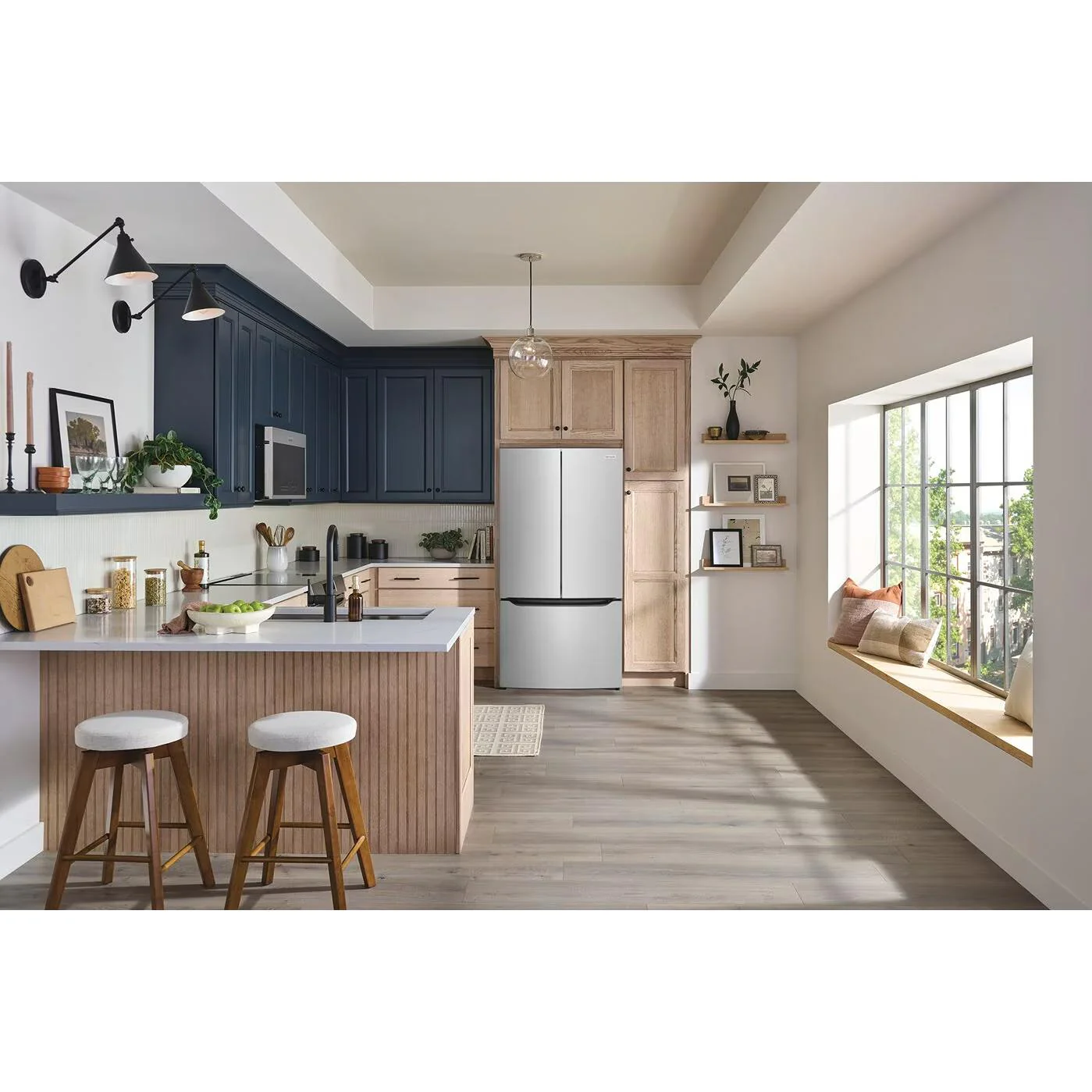 Frigidaire Réfrigérateur à portes françaises de 20 pi³ à profondeur de comptoir FRFG2033AV - Image 10
