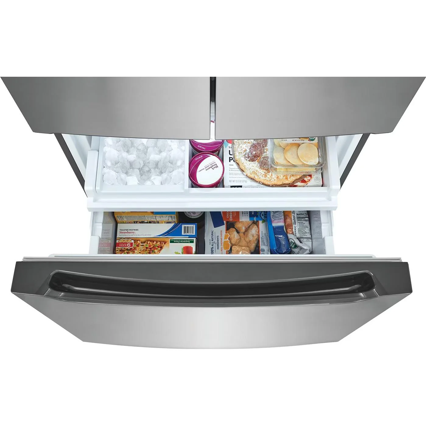Frigidaire Réfrigérateur à portes françaises de 20 pi³ à profondeur de comptoir FRFG2033AV - Image 4