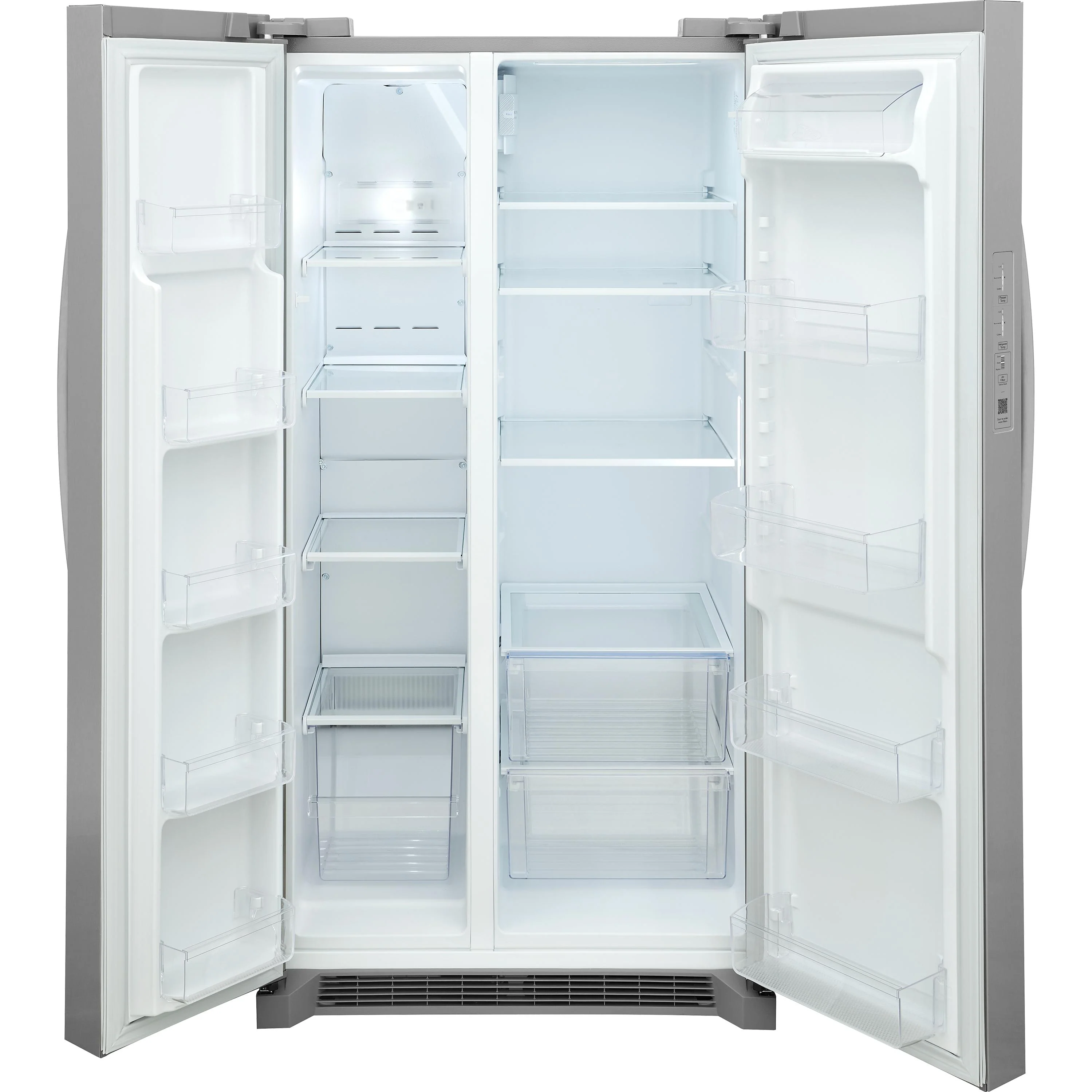Frigidaire Réfrigérateur côte-à-côte à profondeur standard de 36 pouces, 26 pi. cu. FRSN2610AF - Image 3