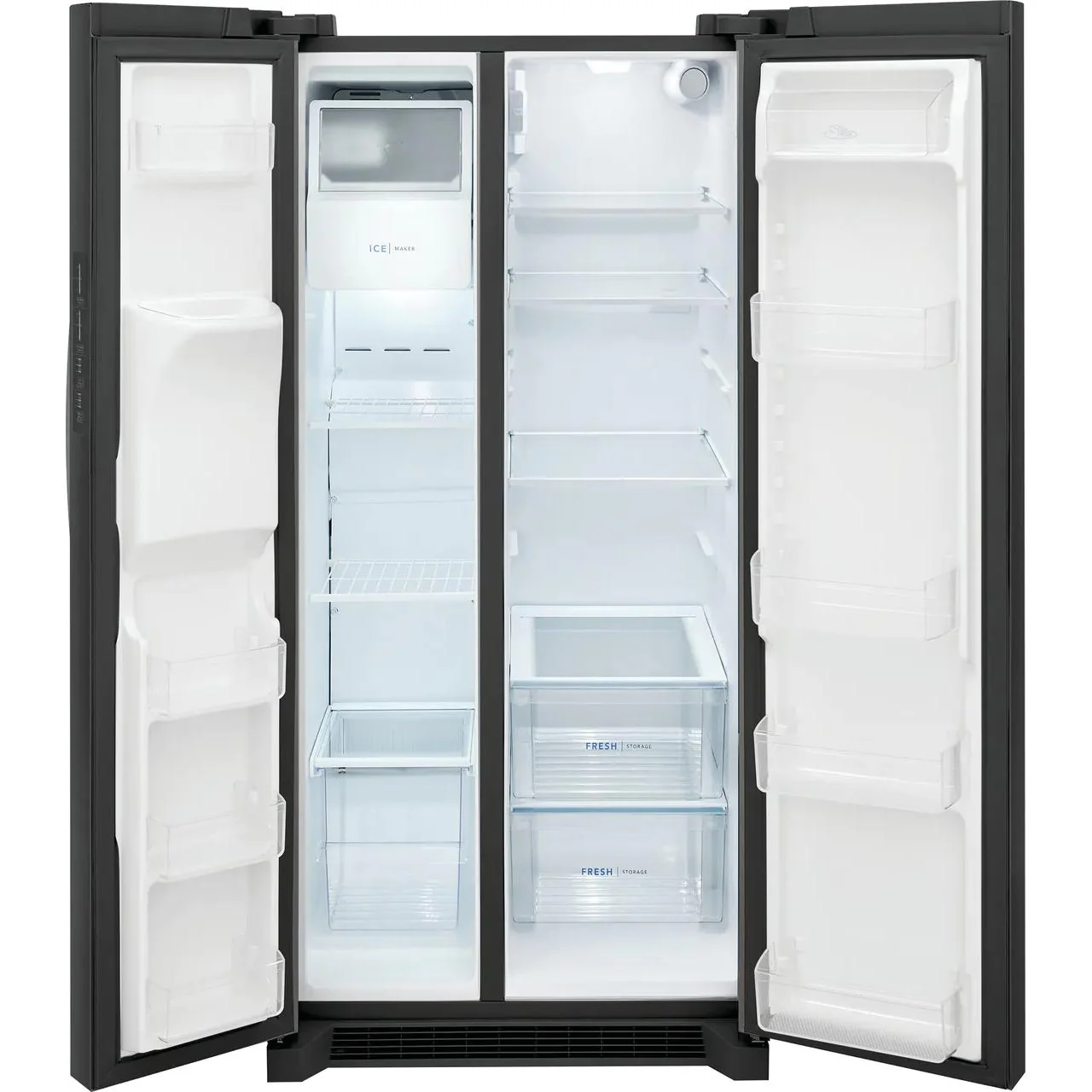 Frigidaire Réfrigérateur côte-à-côte amovible de 33 po., 22,2 pi.cu. avec système distributeur d'eau et de glaçons FRSS2323AD - Image 4