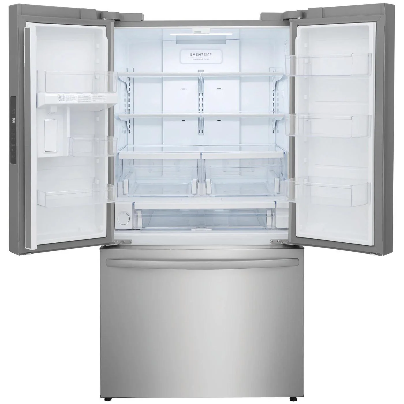 Frigidaire Réfrigérateur trois portes avec porte à deux battants amovible de 36 pouces, 28,8 pi. cu. avec machine à glaçons FRFN2813AF - Image 2