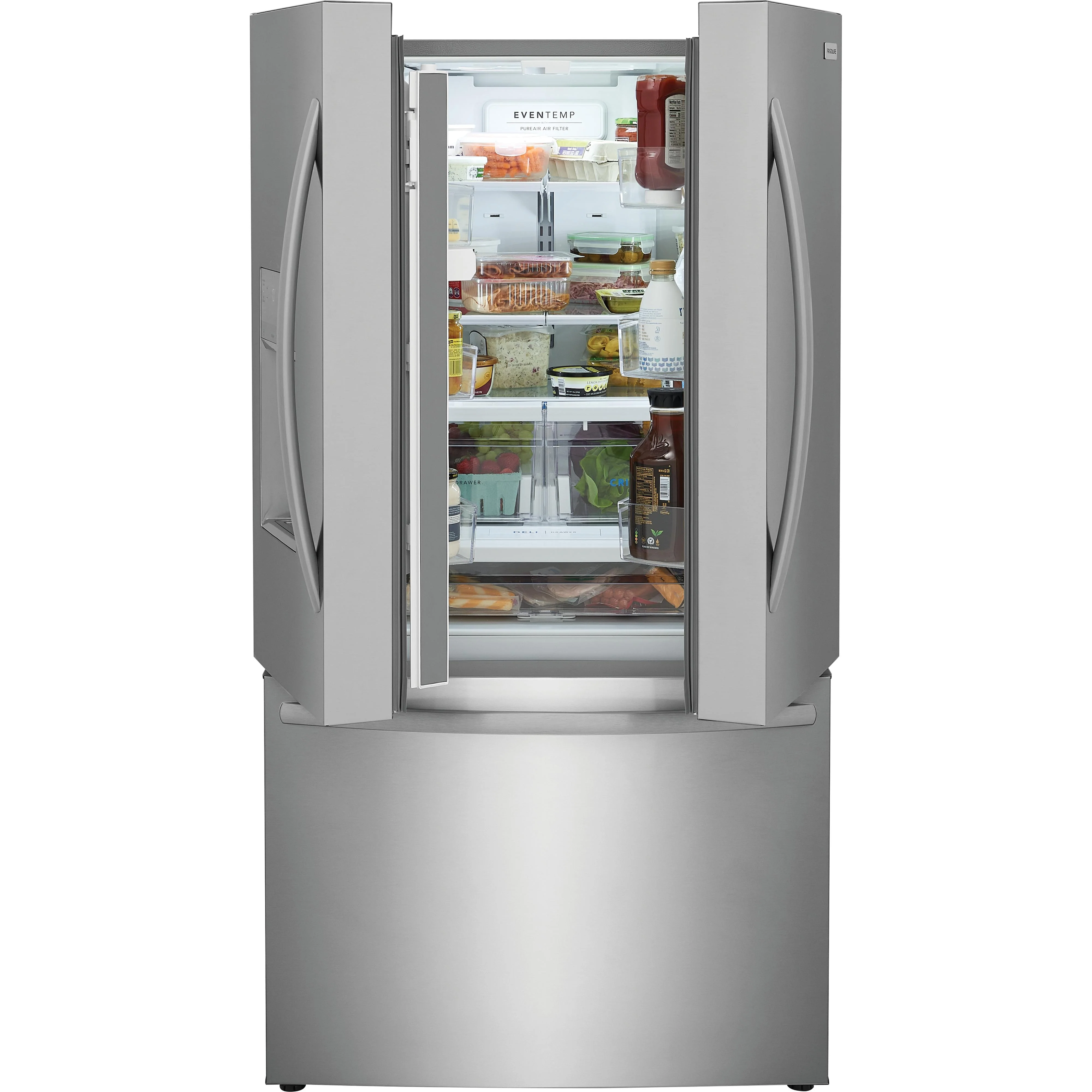 Frigidaire Réfrigérateur trois portes avec porte à deux battants de 36 po, 27.8 pi cu avec distributeur FRFS2823AS - Image 4