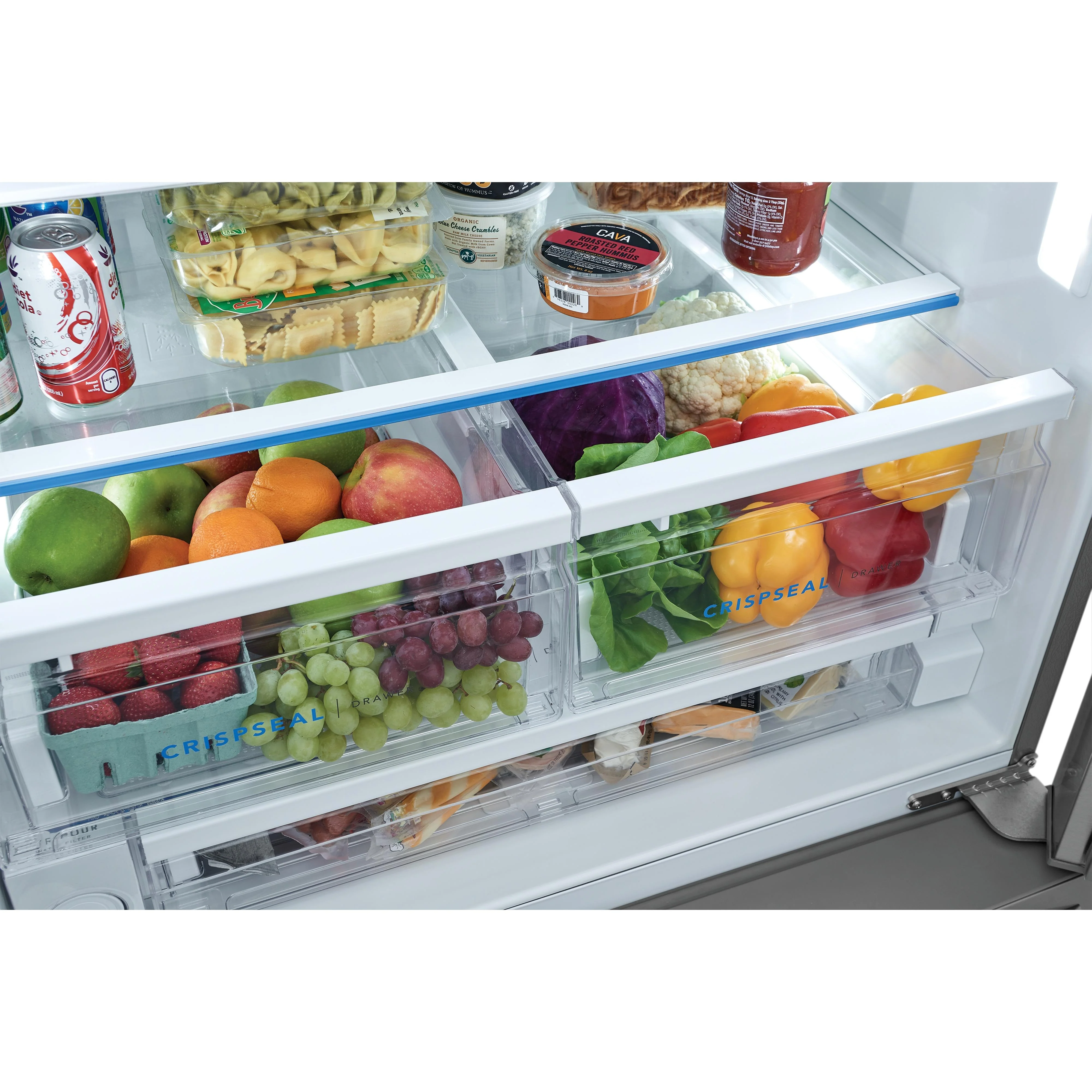Frigidaire Réfrigérateur trois portes avec porte à deux battants de 36 po, 27.8 pi cu avec distributeur FRFS2823AS - Image 7