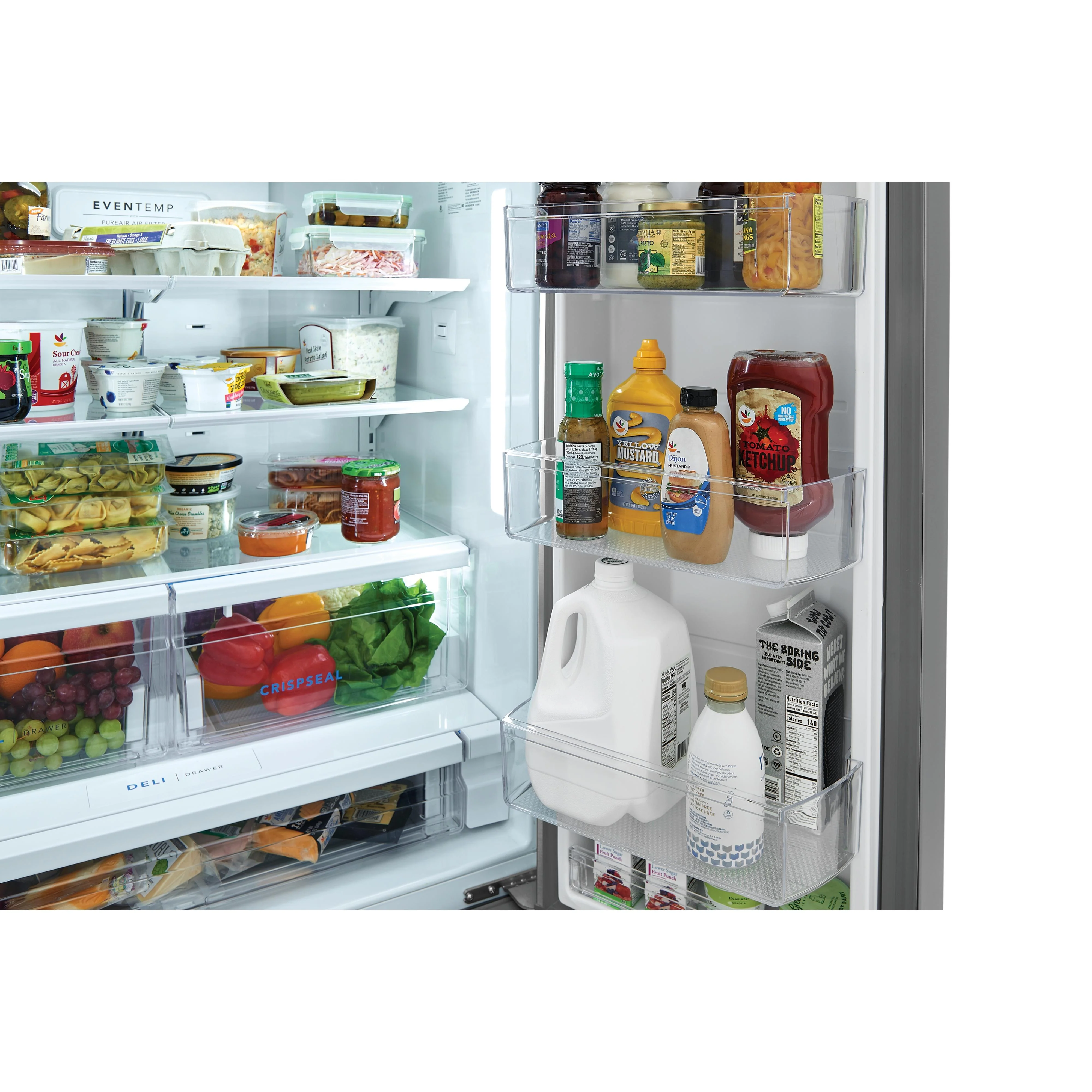 Frigidaire Réfrigérateur trois portes avec porte à deux battants de 36 po, 27.8 pi cu avec distributeur FRFS2823AS - Image 8