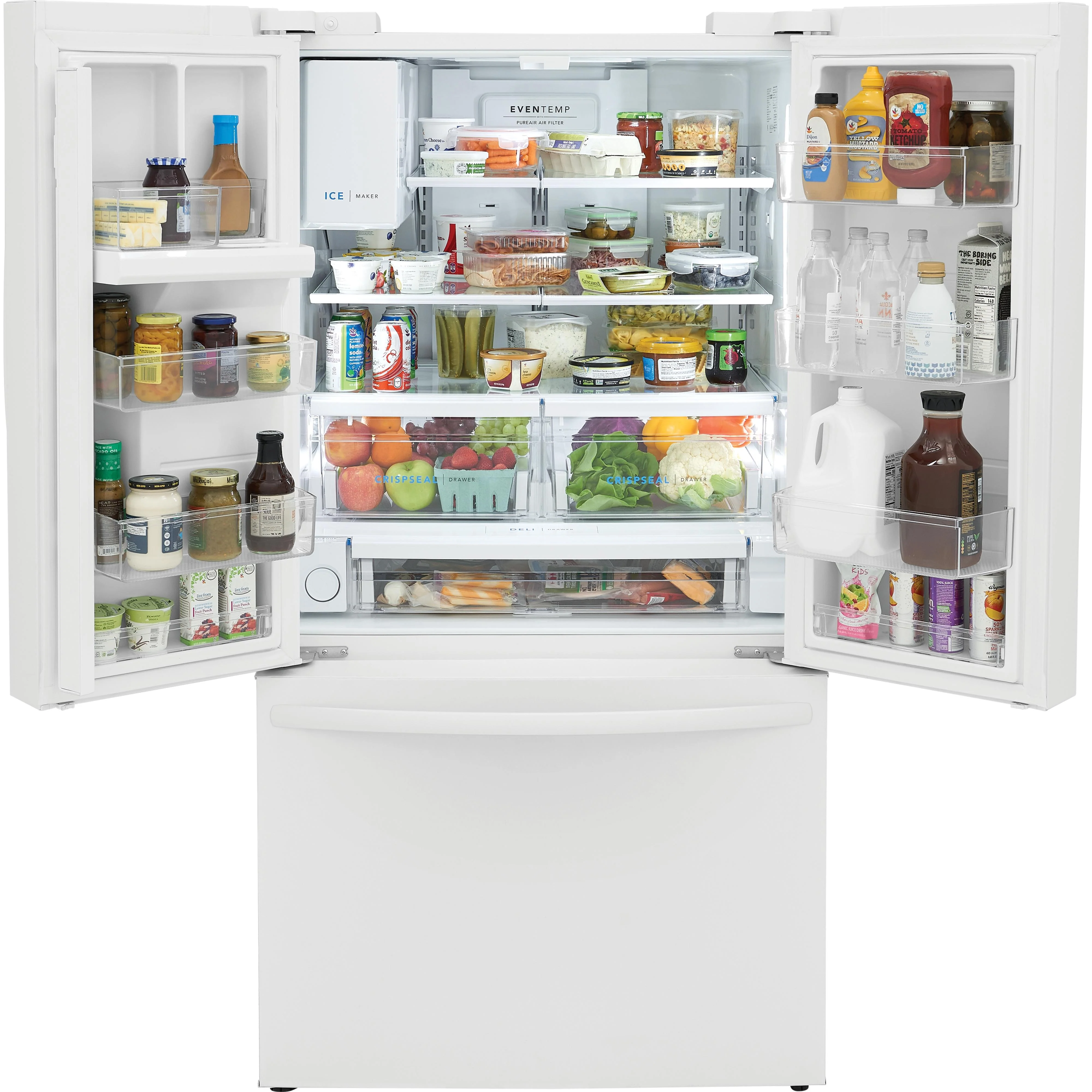 Frigidaire Réfrigérateur trois portes avec porte à deux battants de 36 po, 27.8 pi cu avec distributeur FRFS2823AW - Image 3