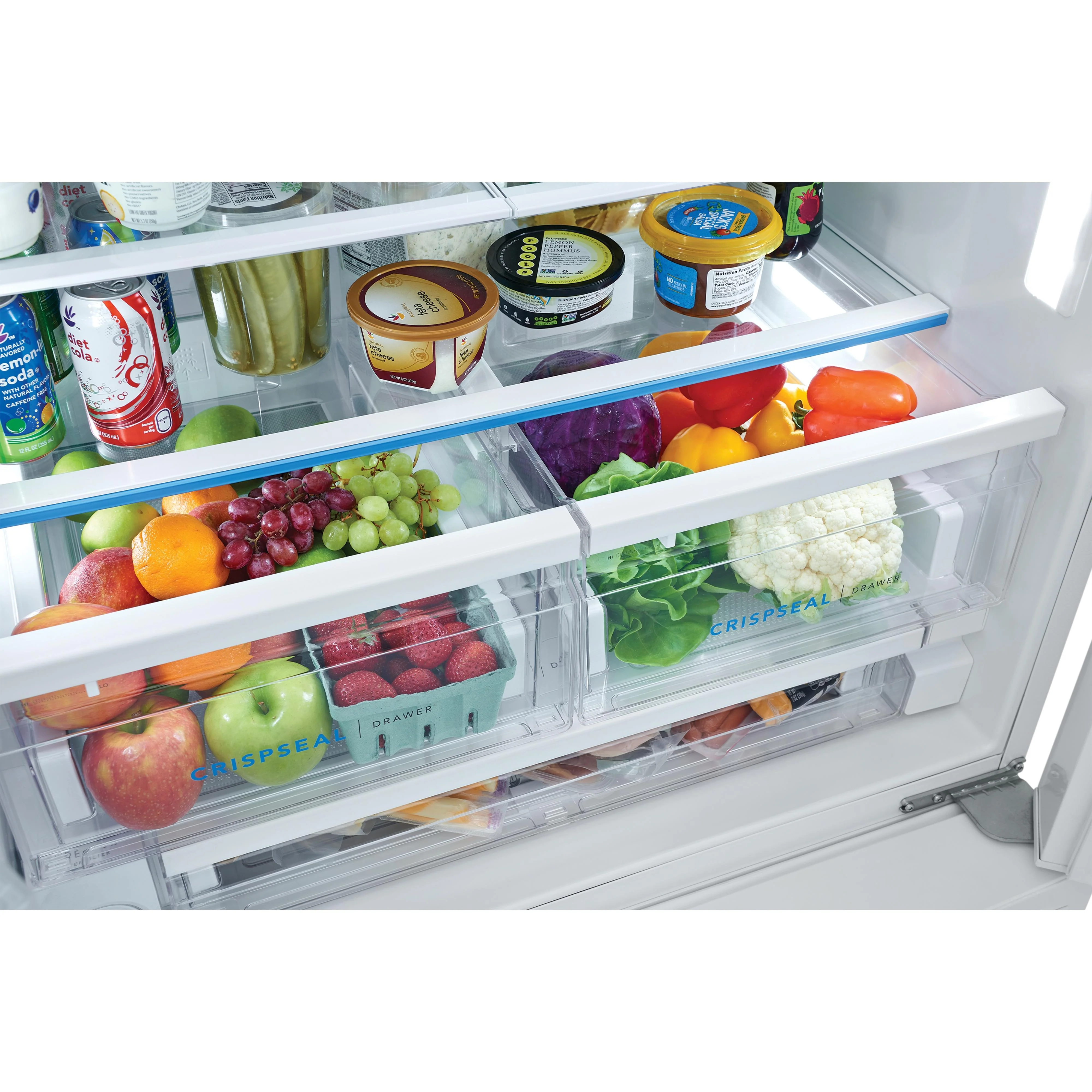 Frigidaire Réfrigérateur trois portes avec porte à deux battants de 36 po, 27.8 pi cu avec distributeur FRFS2823AW - Image 7